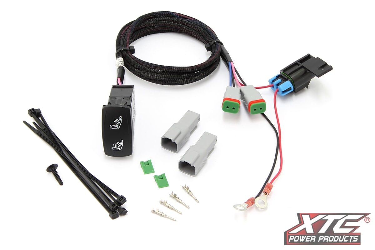 XTC Heated Seat Control System, Back or Back and Bottom Power Control System - Wires to Busbar