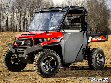 Photo of SuperATV Gravely Atlas JSV MaxDrive Power Flip Windshield by SuperATV - Premium Windshields for UTVs / Side by Sides
