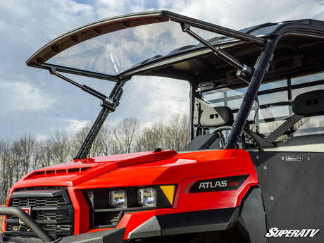 Photo of SuperATV Gravely Atlas JSV MaxDrive Power Flip Windshield by SuperATV - Premium Windshields for UTVs / Side by Sides