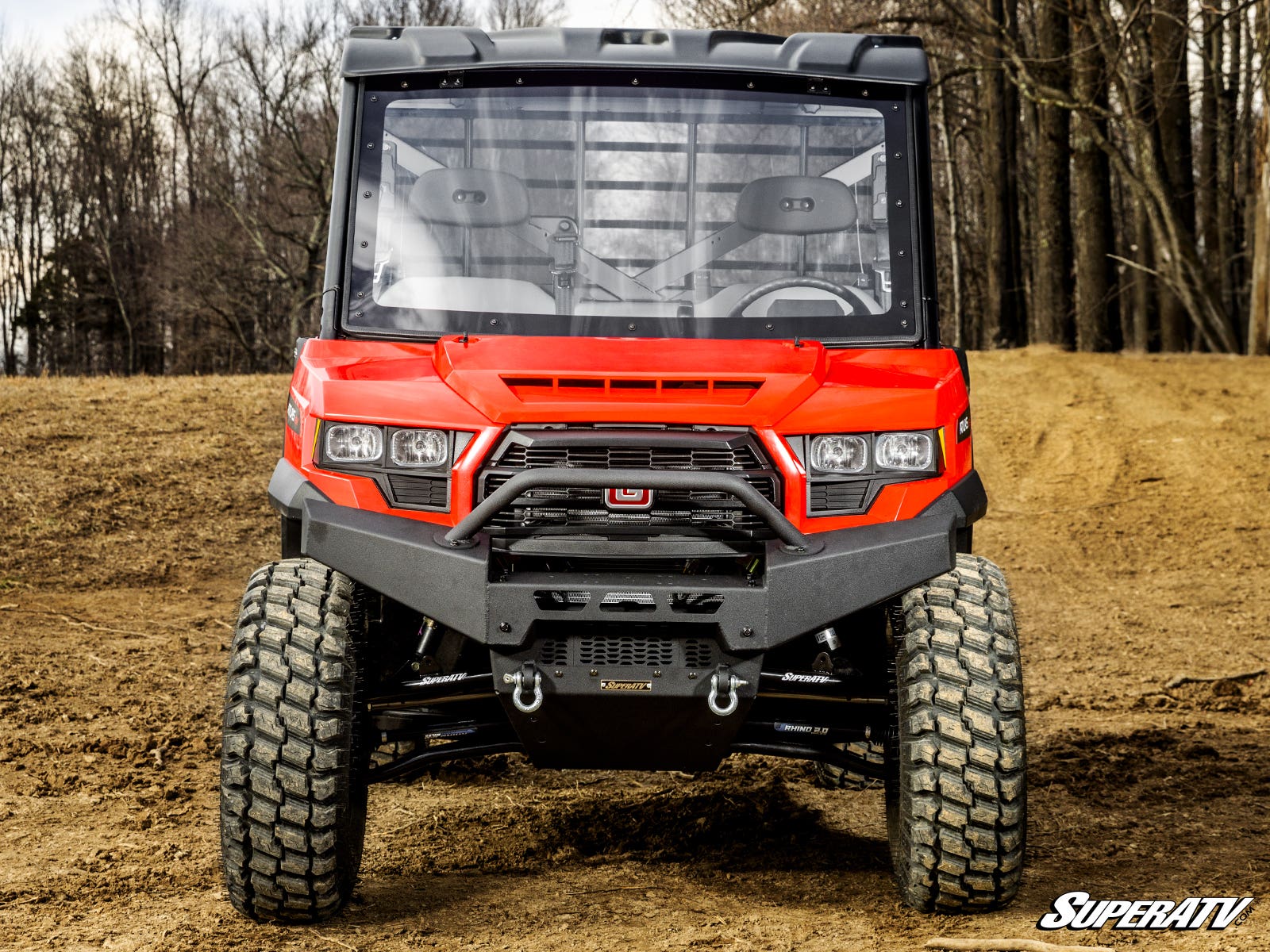 Photo of SuperATV Gravely Atlas JSV MaxDrive Power Flip Windshield by SuperATV - Premium Windshields for UTVs / Side by Sides