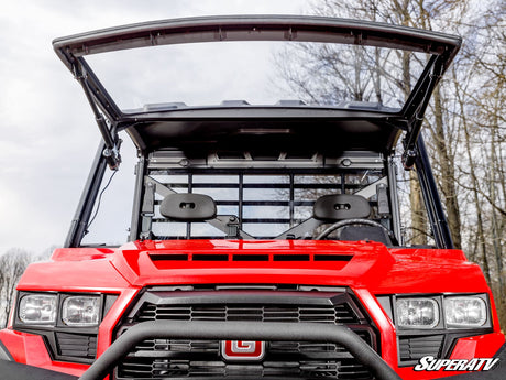 Photo of SuperATV Gravely Atlas JSV MaxDrive Power Flip Windshield by SuperATV - Premium Windshields for UTVs / Side by Sides