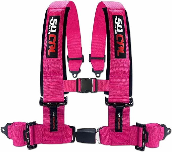 Photo of 4-Point Seat Belt Harness – Automotive buckle by 50 Caliber Racing - Premium Harnesses for UTVs / Side by Sides