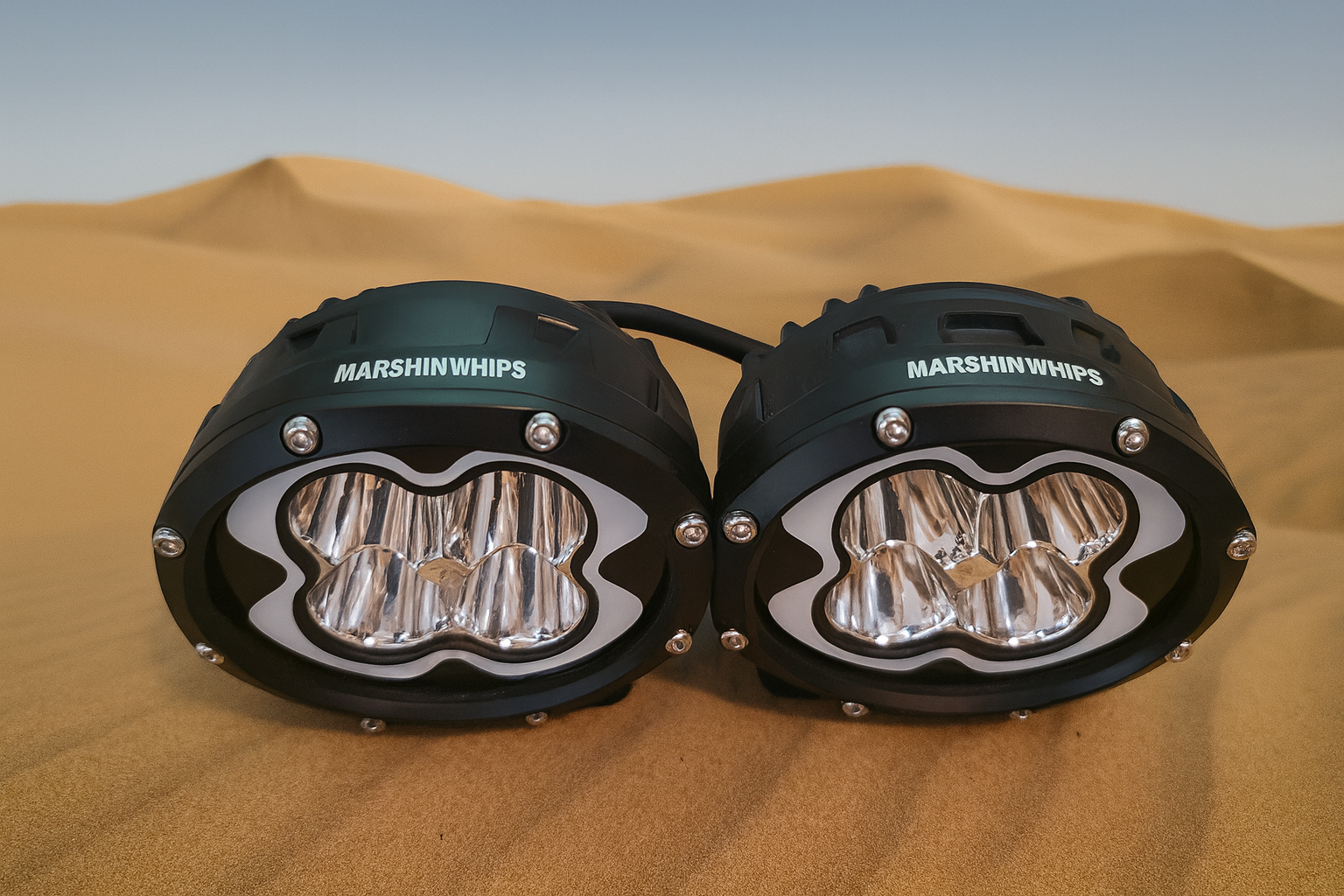 Photo of Marshin Whips 6" Pod Lights by Marshin Whips - Premium Pod Lights for UTVs / Side by Sides