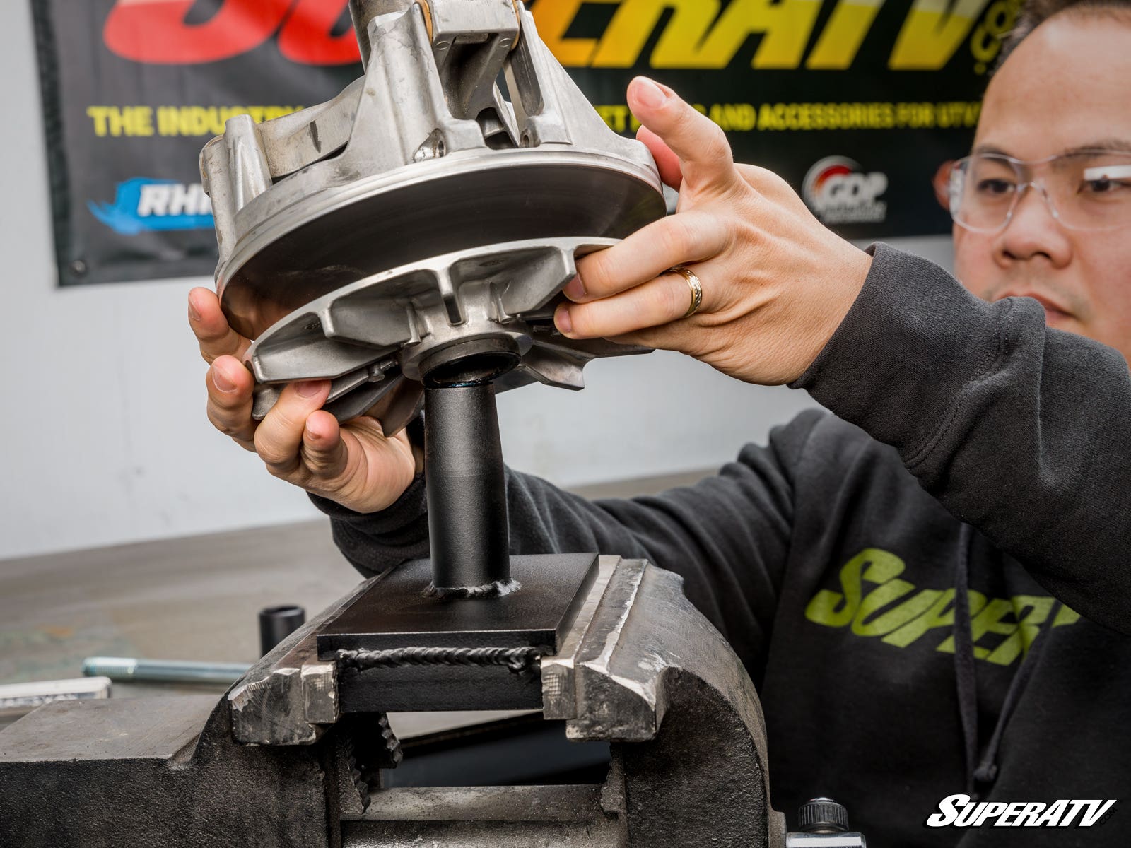 Photo of SuperATV Polaris Clutch Holder Tool by SuperATV - Premium Clutch Tools & Accessories for UTVs / Side by Sides