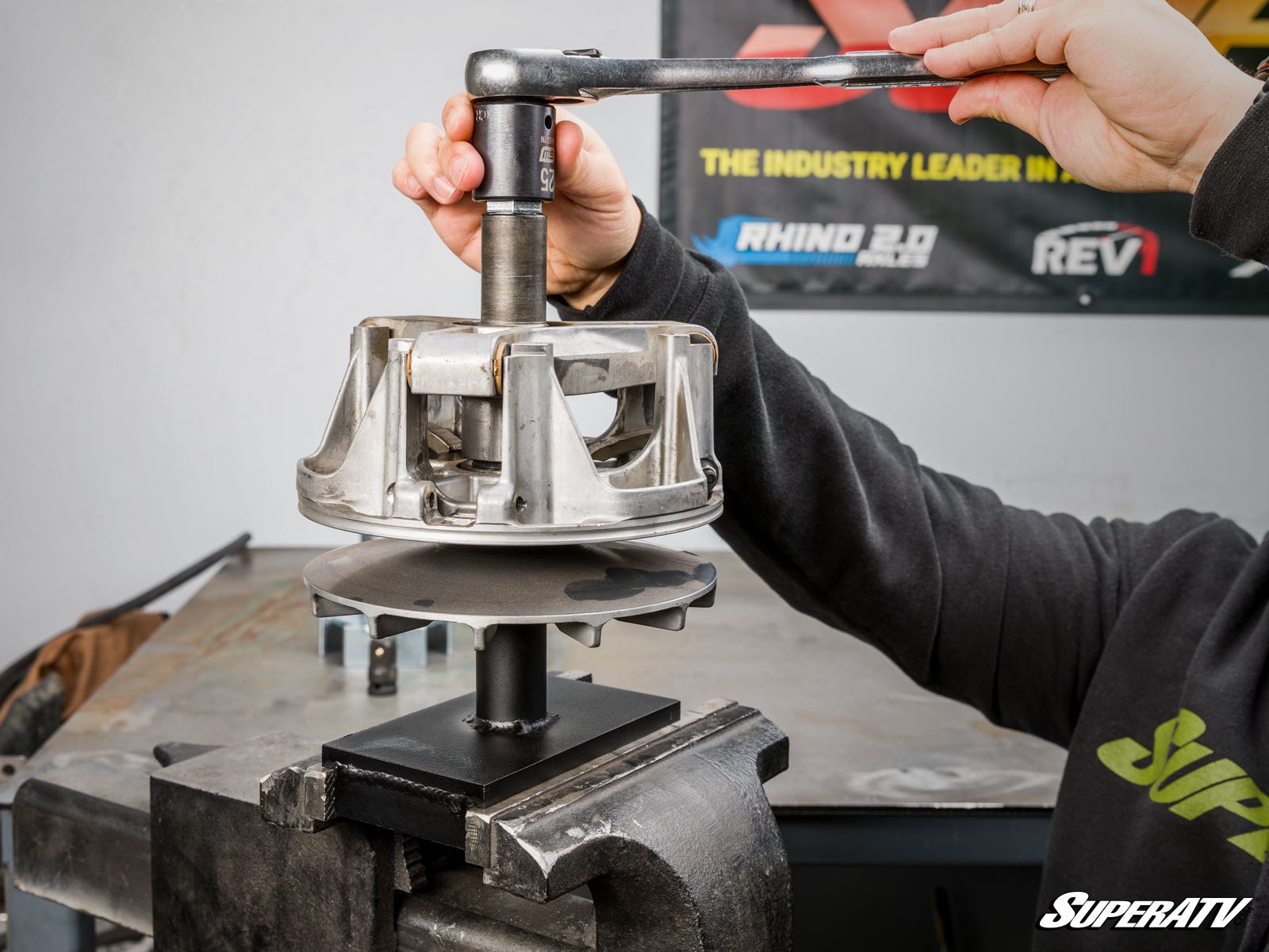 Photo of SuperATV Polaris Clutch Holder Tool by SuperATV - Premium Clutch Tools & Accessories for UTVs / Side by Sides