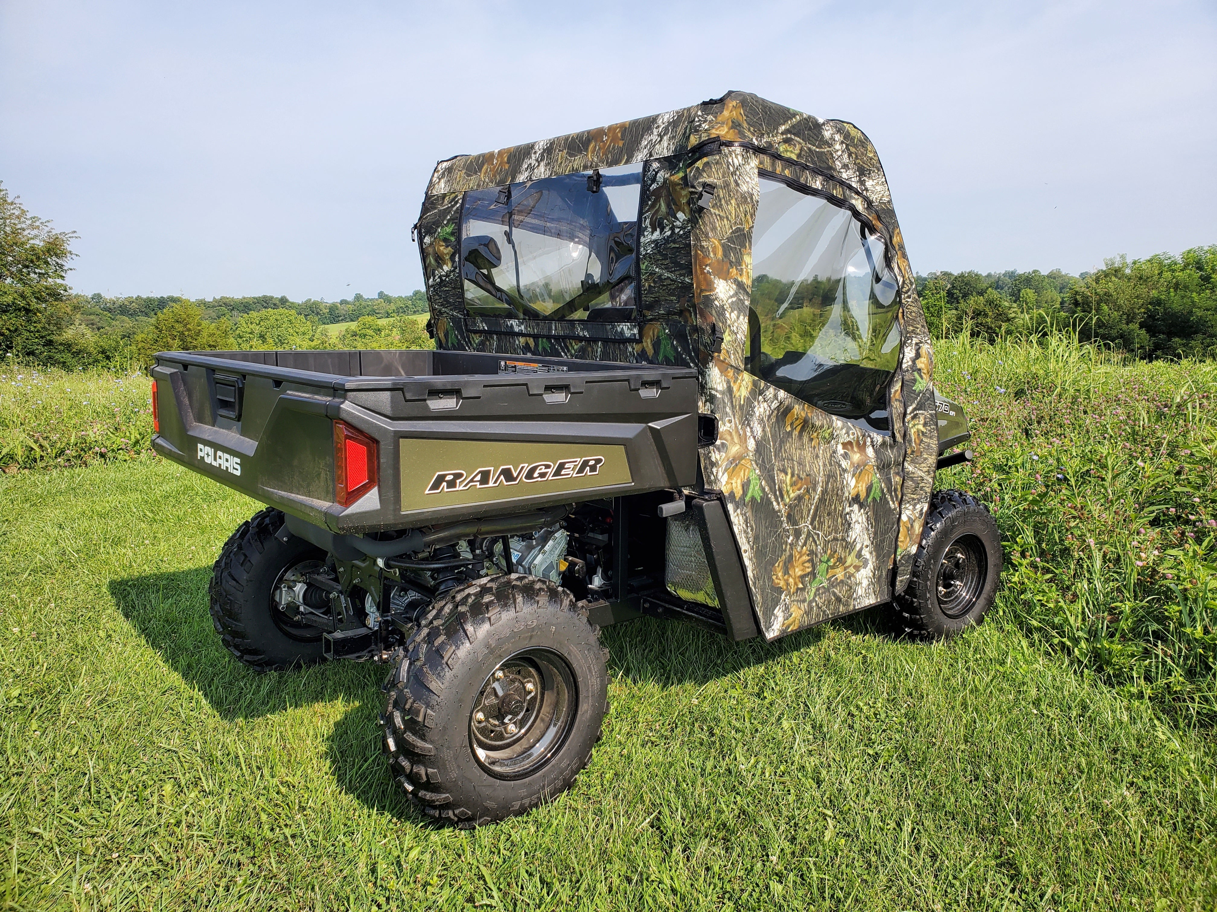 Photo of Polaris Full-Size Ranger 2-Seater 500/700/800 - Door/Rear Window Combo by 3 Star UTV - Premium Enclosures for UTVs / Side by Sides