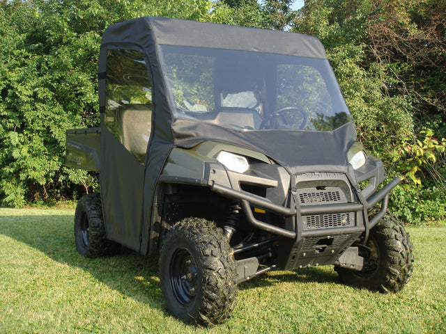 Photo of Polaris Full-Size Ranger 2-Seater 500/700/800 - Full Cab Enclosure with Vinyl Windshield by 3 Star UTV - Premium Enclosures for UTVs / Side by Sides