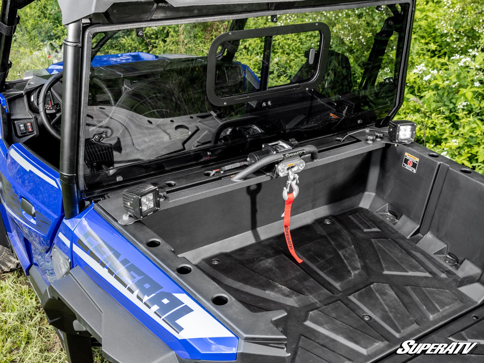 Photo of SuperATV Polaris General XP 1000 Bed Winch by SuperATV - Premium Winches & Winch Mounts for UTVs / Side by Sides