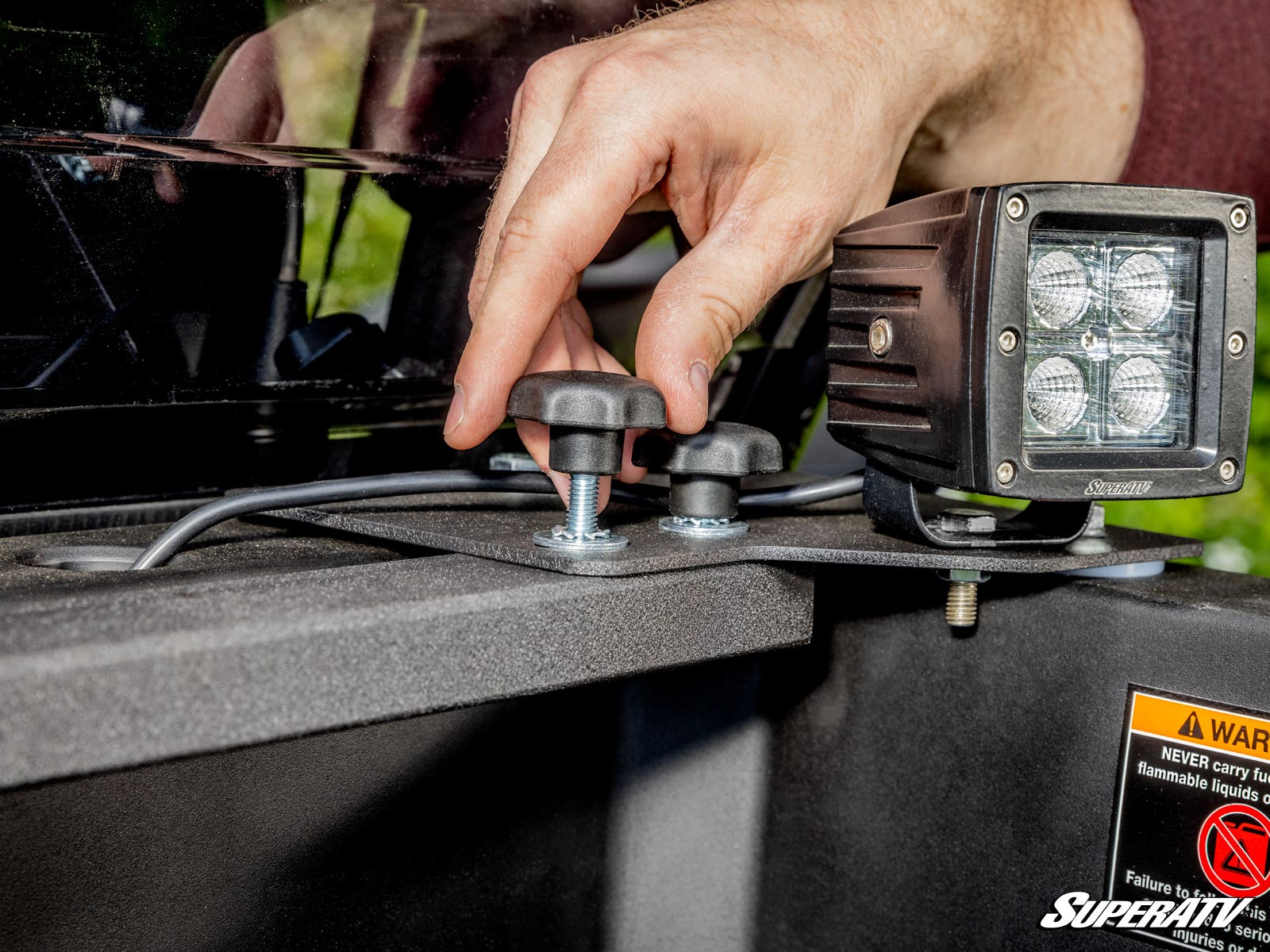 Photo of SuperATV Polaris General XP 1000 Bed Winch by SuperATV - Premium Winches & Winch Mounts for UTVs / Side by Sides