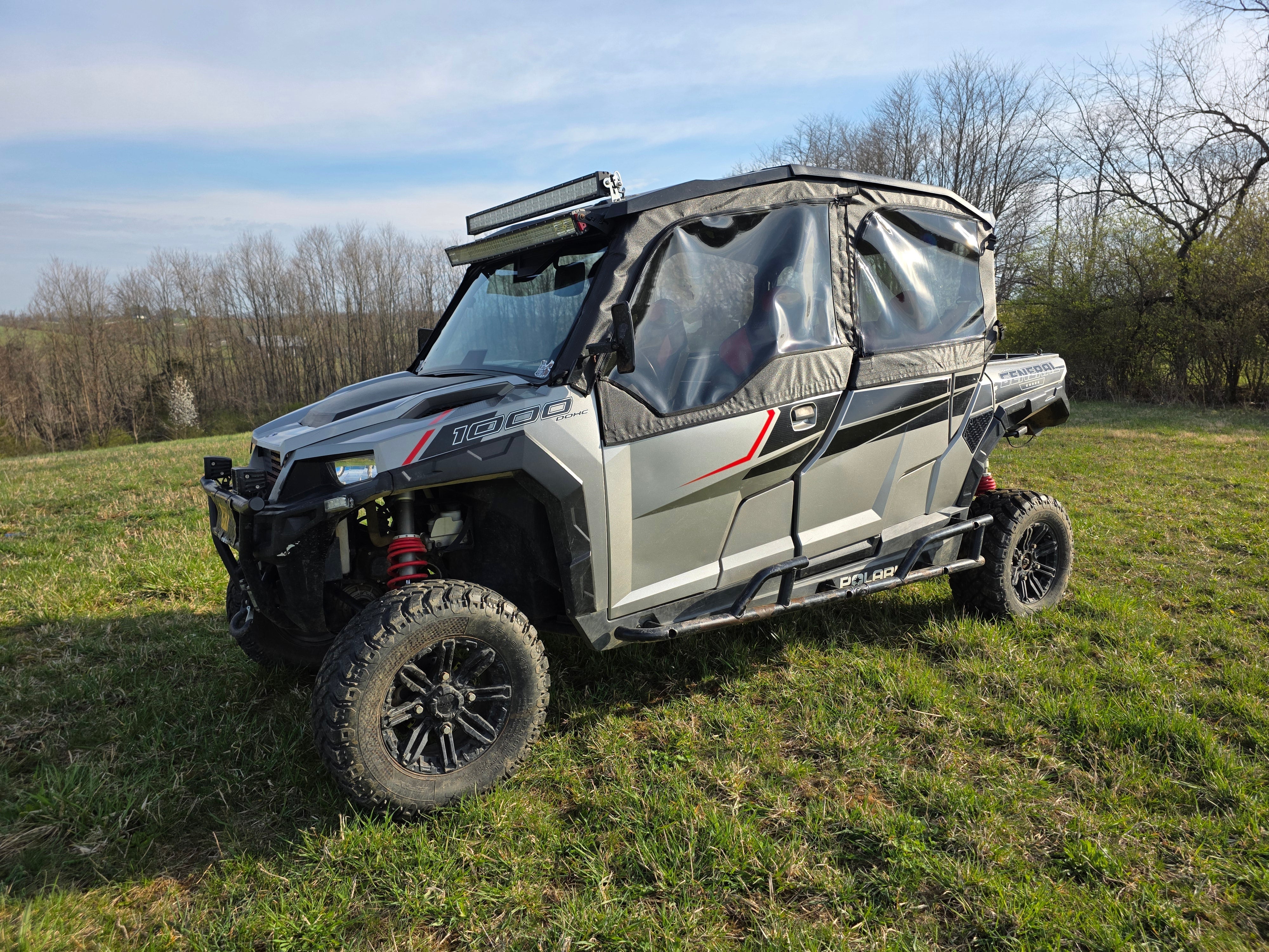 Photo of Polaris General Crew - Door/Rear Window Combo by 3 Star UTV - Premium Enclosures for UTVs / Side by Sides