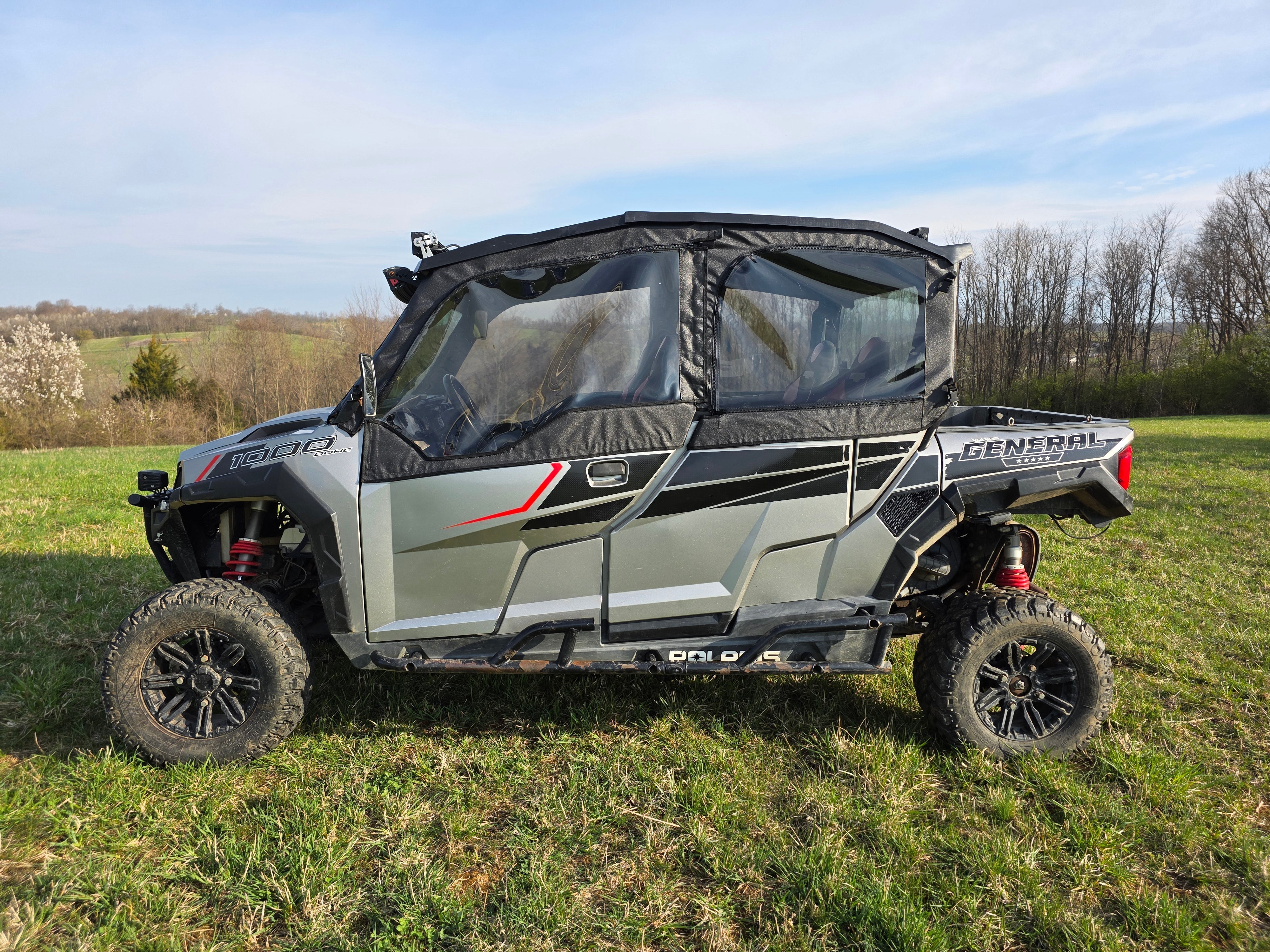 Photo of Polaris General Crew - Full Cab Enclosure for Hard Windshield by 3 Star UTV - Premium Enclosures for UTVs / Side by Sides