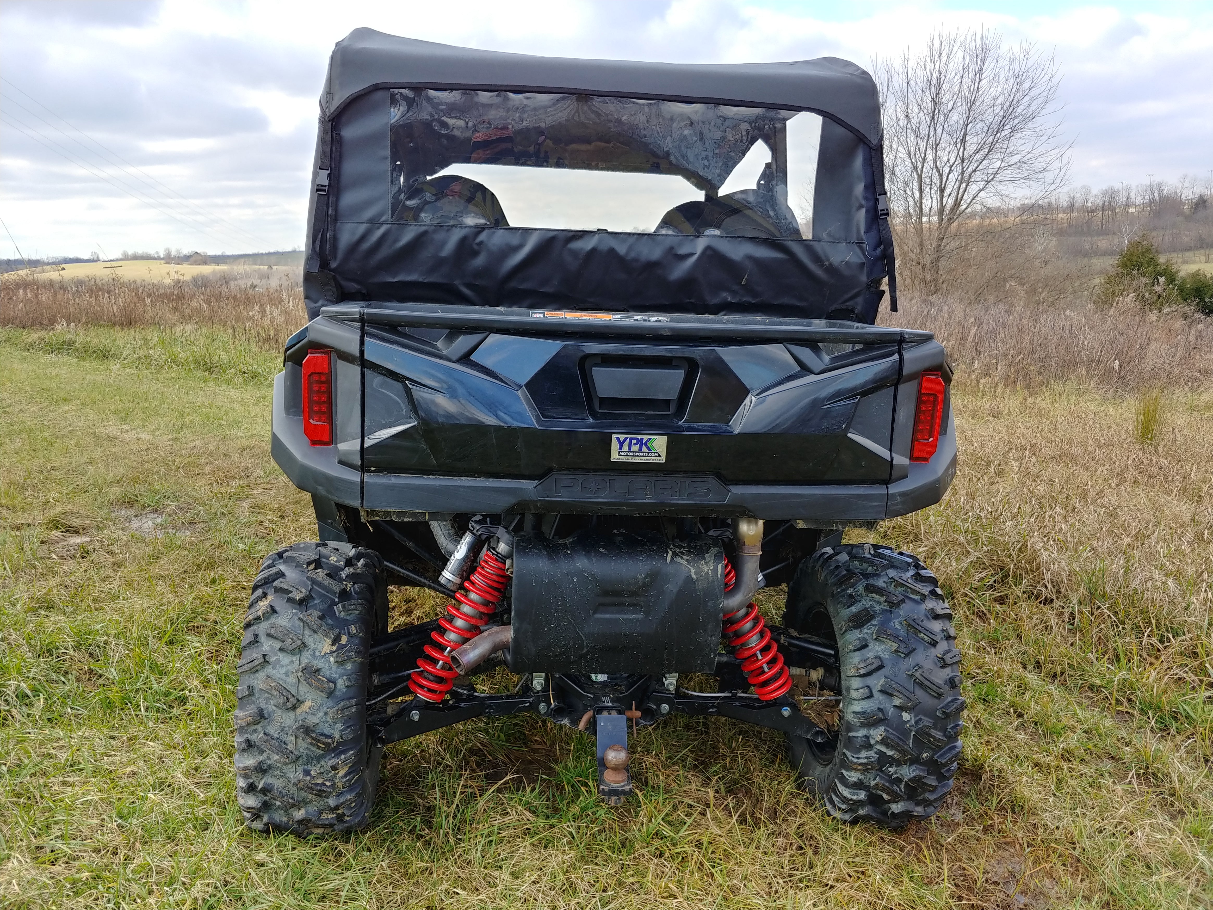 Photo of Polaris General Crew - Soft Back Panel by 3 Star UTV - Premium Enclosures for UTVs / Side by Sides