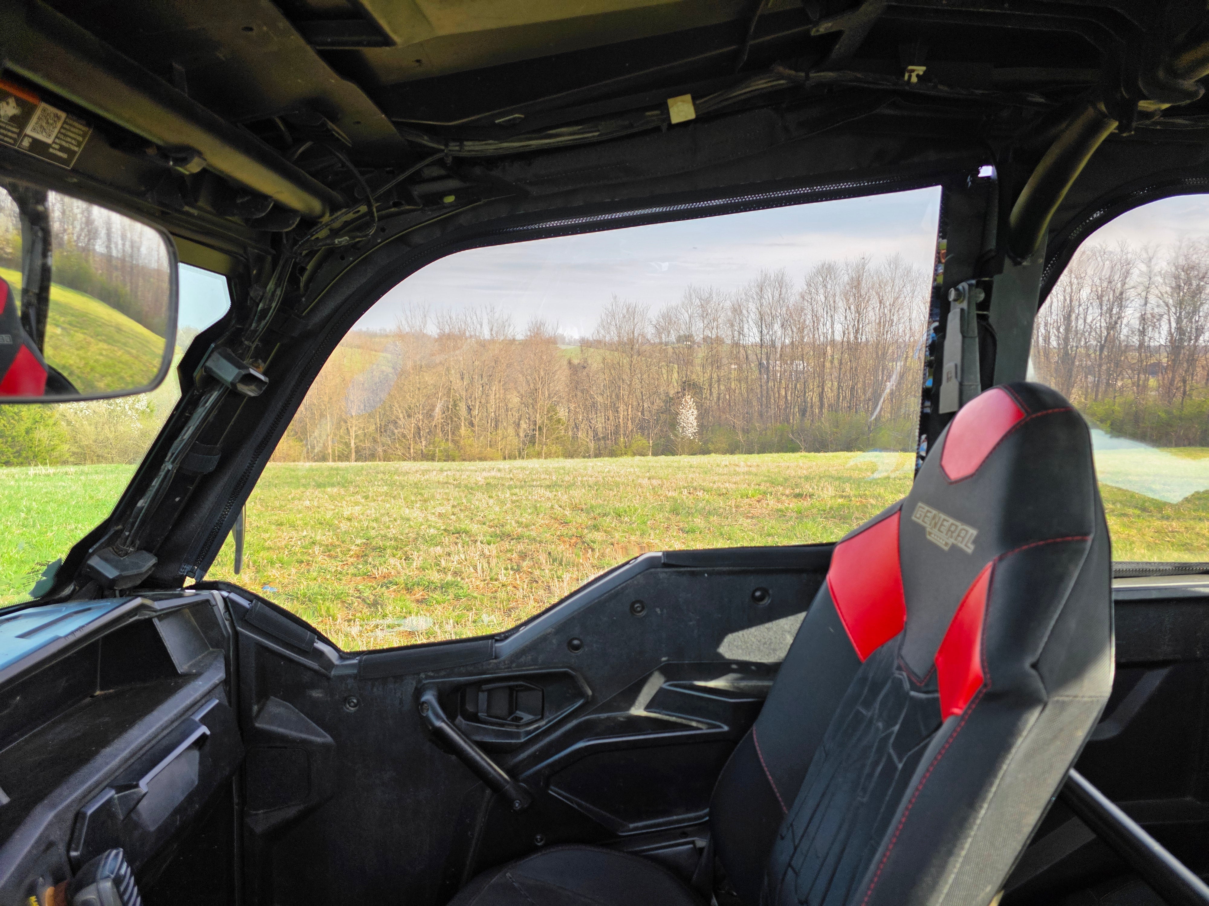 Photo of Polaris General Crew - Soft Doors by 3 Star UTV - Premium Enclosures for UTVs / Side by Sides