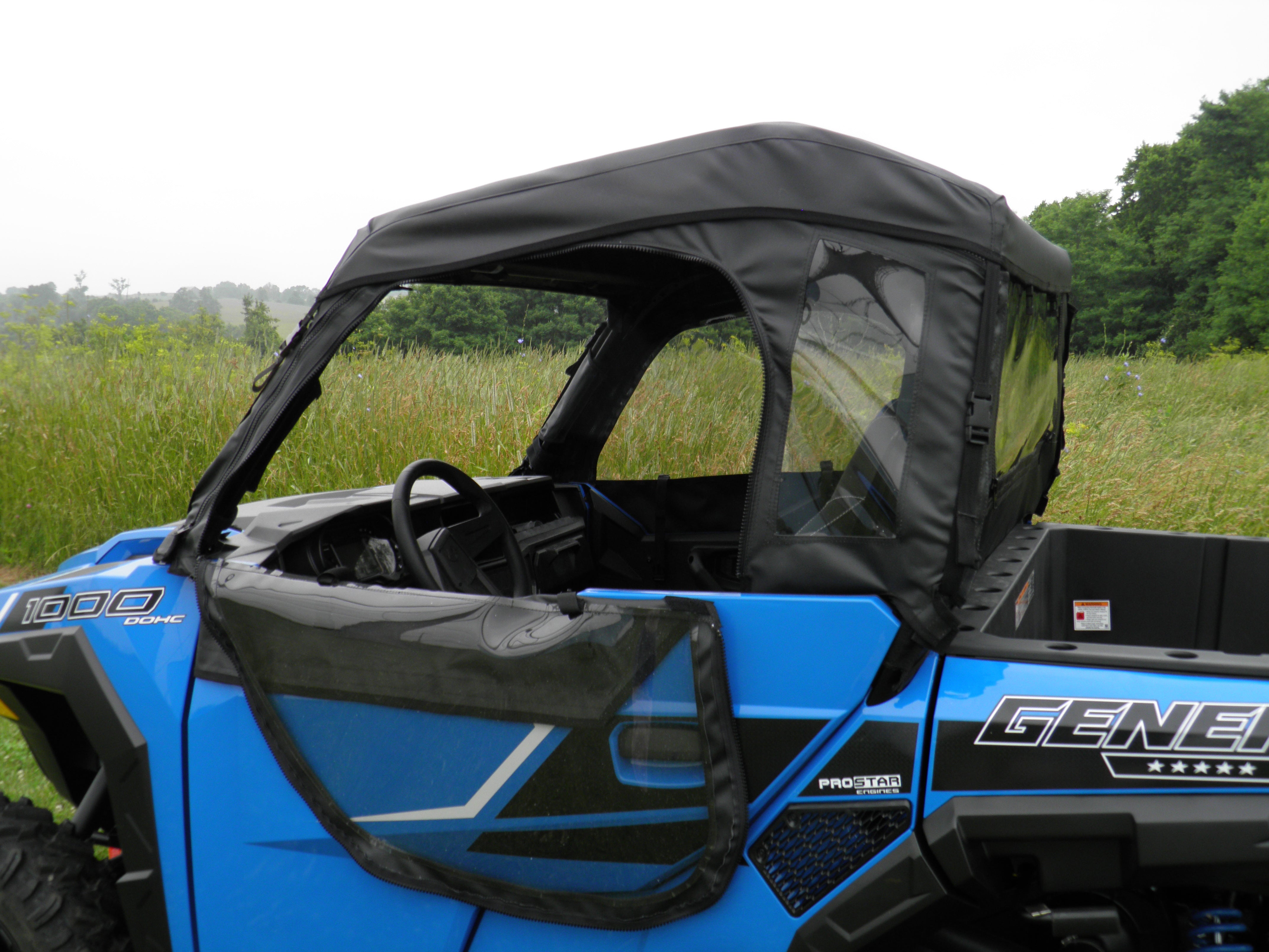 Photo of Polaris General - Door/Rear Window Combo by 3 Star UTV - Premium Enclosures for UTVs / Side by Sides