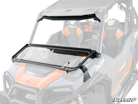 Photo of SuperATV Polaris General XP 1000 Flip-Down Glass Windshield by SuperATV - Premium Windshields for UTVs / Side by Sides