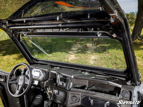 Photo of SuperATV Polaris General 1000 Flip-Down Glass Windshield by SuperATV - Premium Windshields for UTVs / Side by Sides