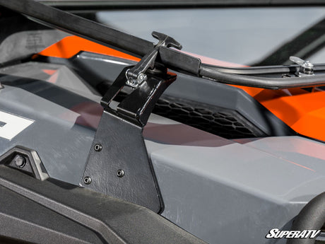 Photo of SuperATV Polaris General XP 1000 Flip-Down Glass Windshield by SuperATV - Premium Windshields for UTVs / Side by Sides