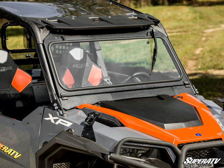 Photo of SuperATV Polaris General XP 1000 Flip-Down Glass Windshield by SuperATV - Premium Windshields for UTVs / Side by Sides
