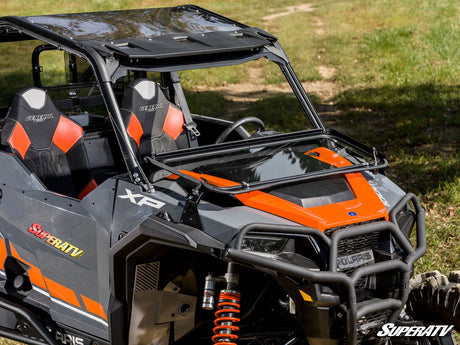 Photo of SuperATV Polaris General 1000 Flip-Down Glass Windshield by SuperATV - Premium Windshields for UTVs / Side by Sides