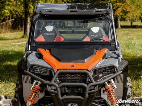 Photo of SuperATV Polaris General 1000 Flip-Down Glass Windshield by SuperATV - Premium Windshields for UTVs / Side by Sides