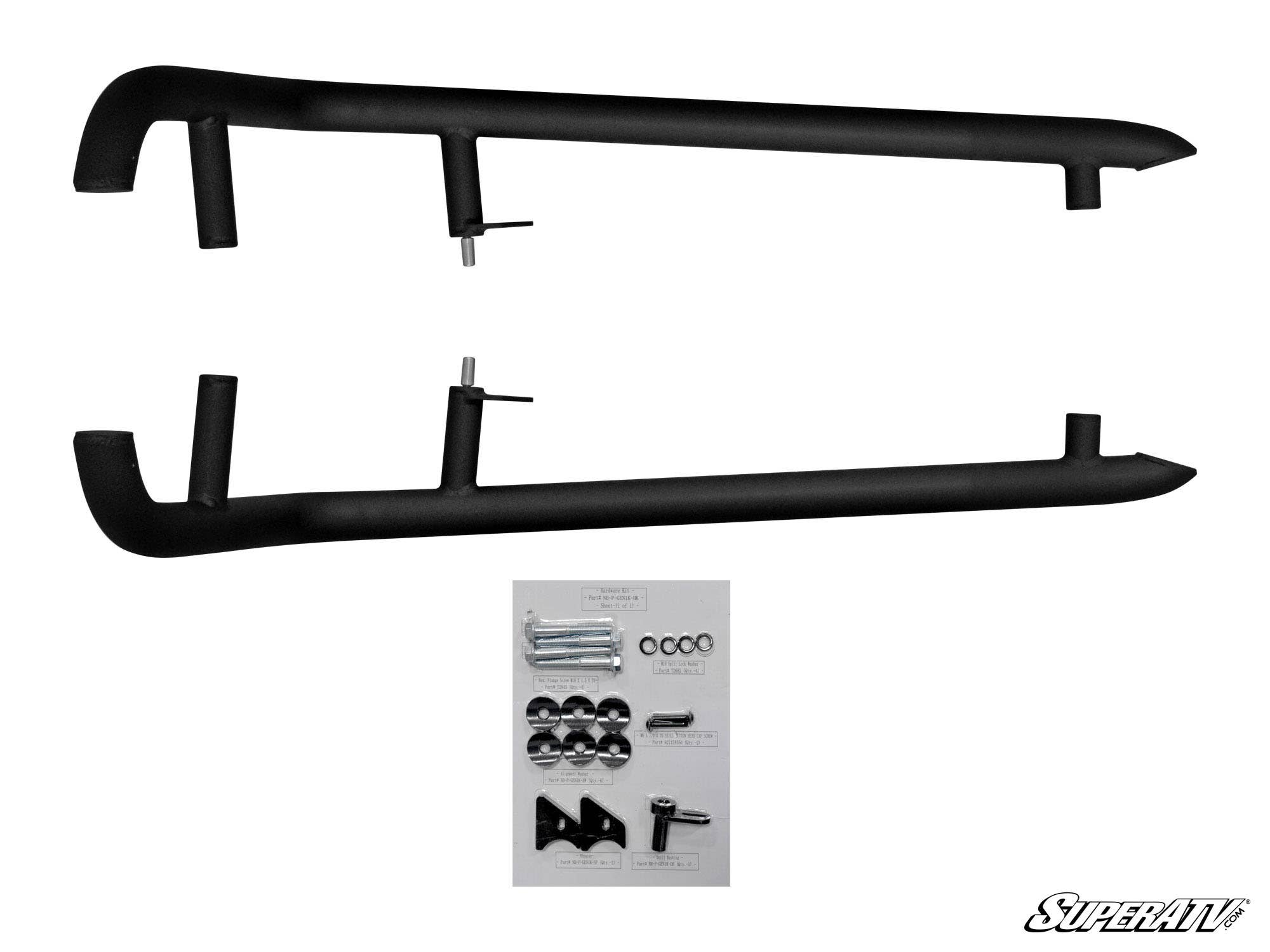 Photo of SuperATV Polaris General Heavy Duty Nerf Bars by SuperATV - Premium Nerf Bars for UTVs / Side by Sides