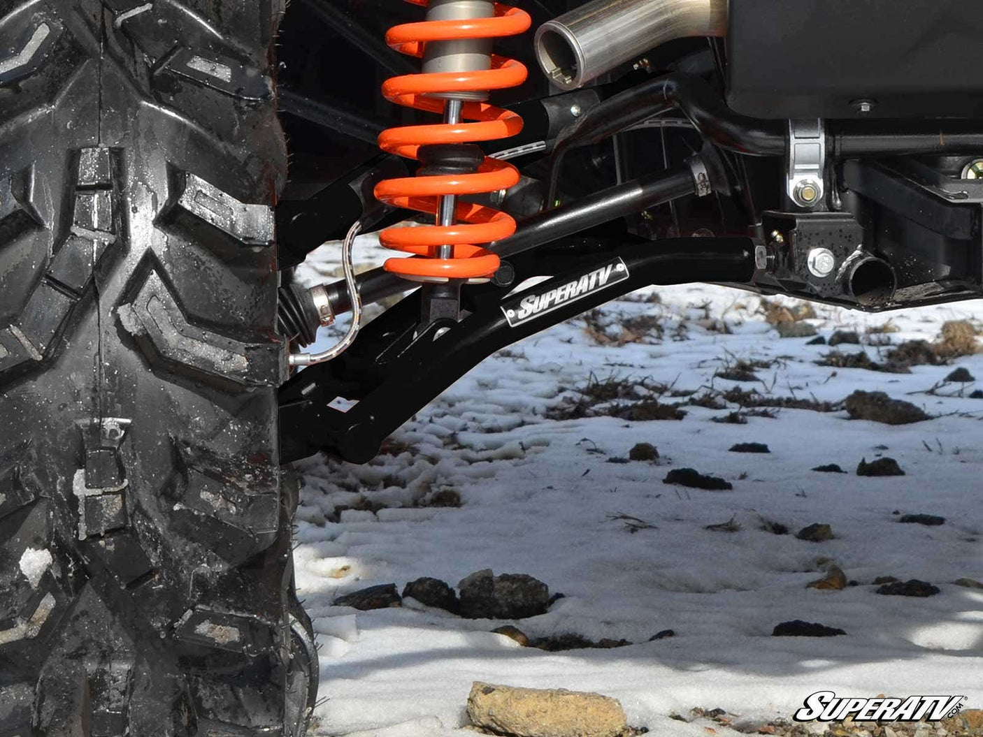 Photo of SuperATV Polaris RZR 4 900 High Clearance 1.5" Rear Offset A-Arms by SuperATV - Premium A-Arms & Control Arms for UTVs / Side by Sides