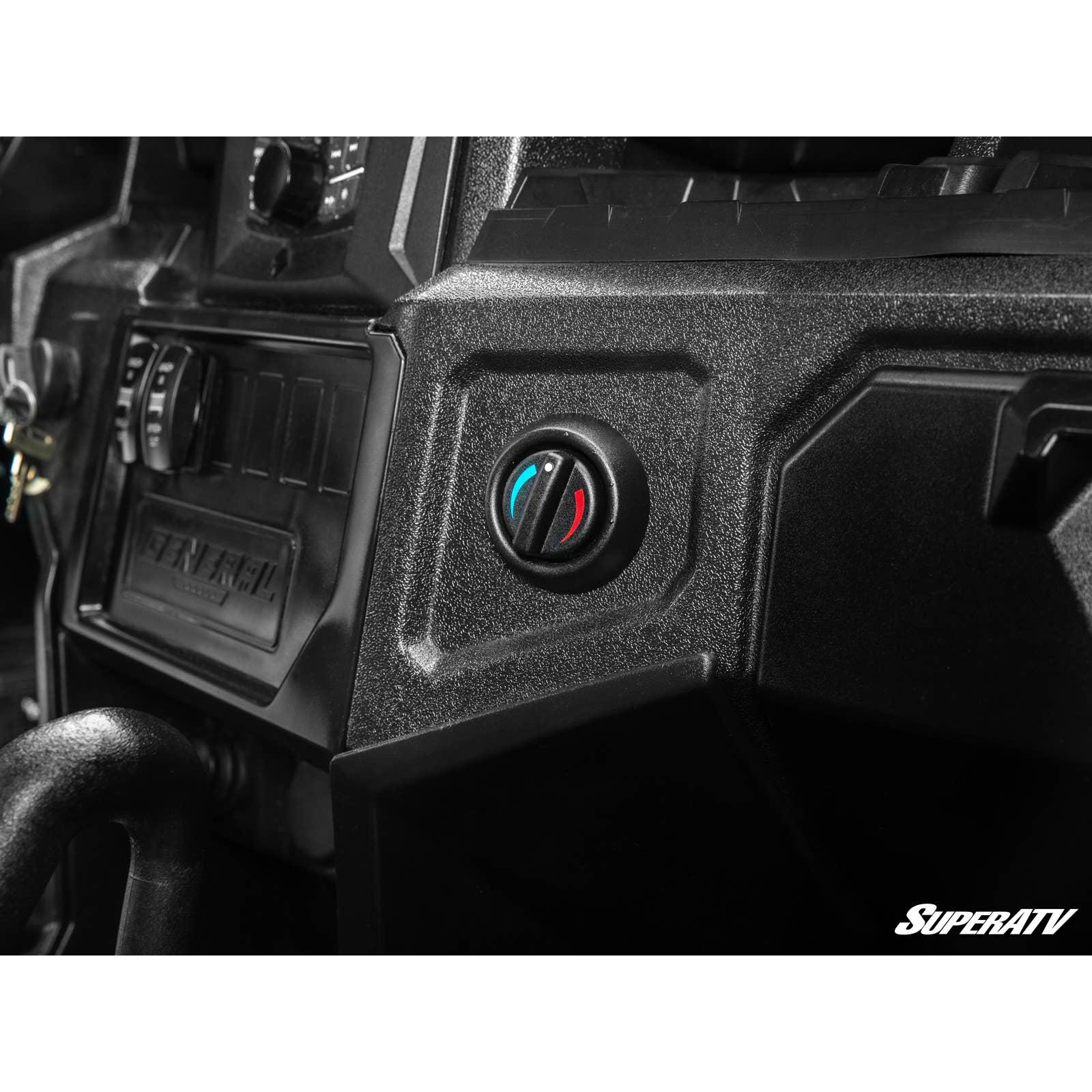 Photo of Polaris General 1000 In-Dash Heater by SuperATV - Premium Heaters for UTVs / Side by Sides