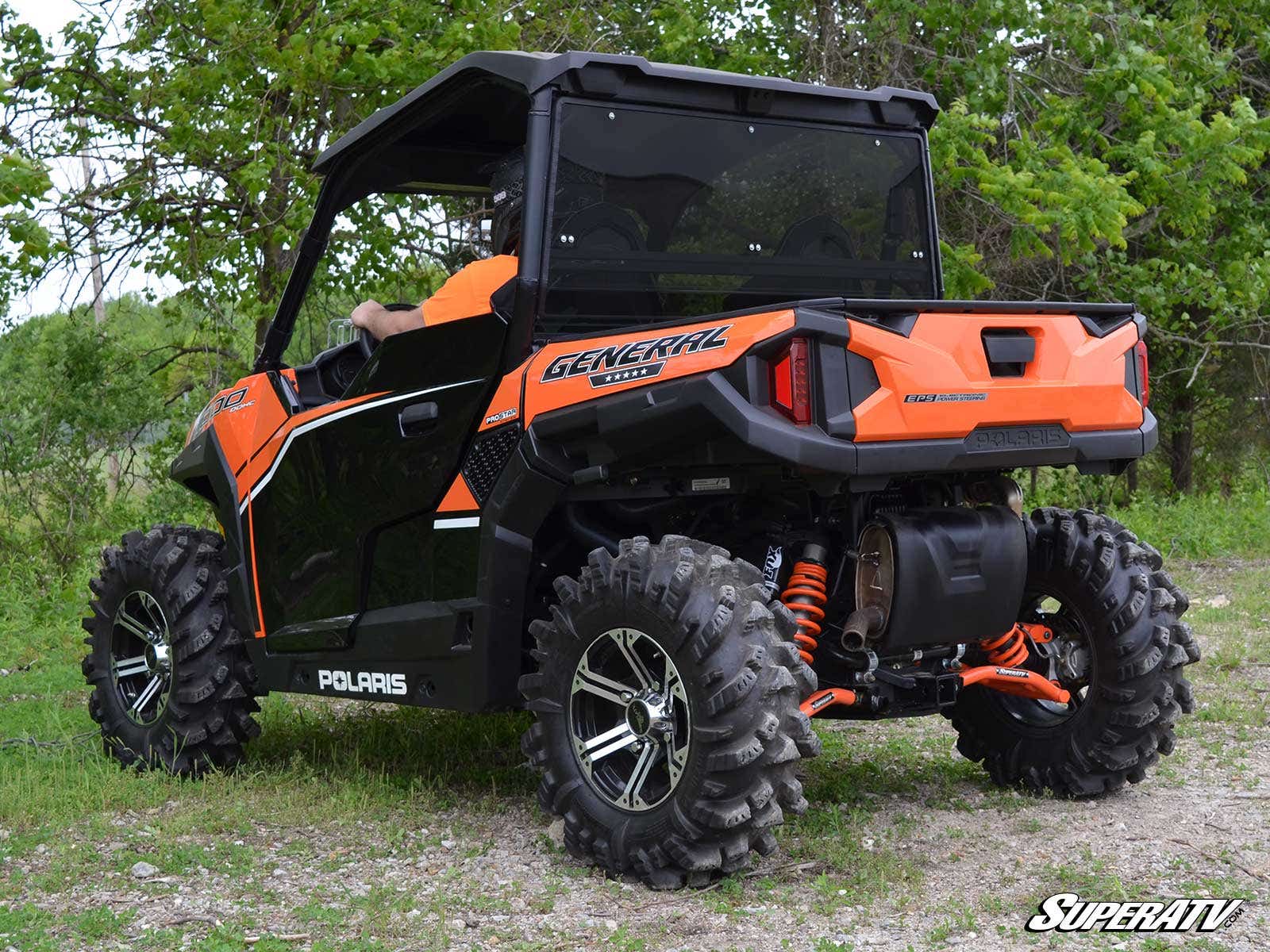 Photo of SuperATV Polaris General XP 1000 Rear Windshield by SuperATV - Premium Windshields for UTVs / Side by Sides
