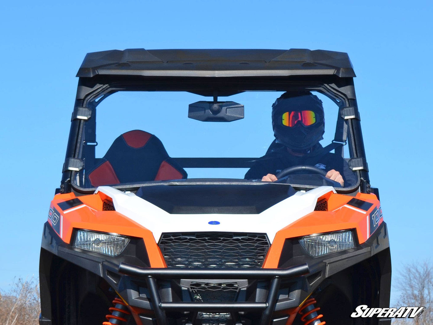 Photo of SuperATV Polaris General XP 1000 Full Windshield by SuperATV - Premium Windshields for UTVs / Side by Sides