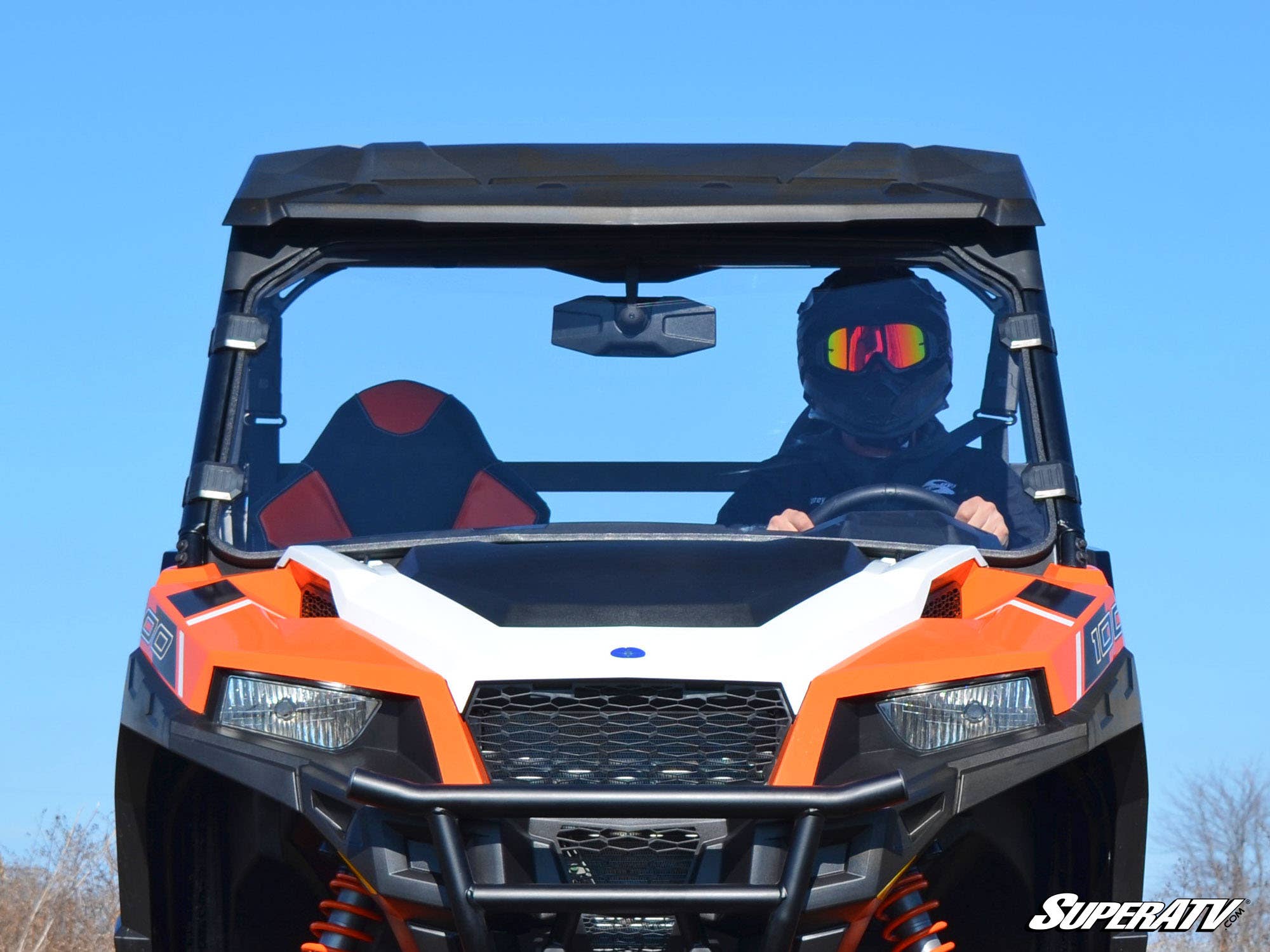 Photo of SuperATV Polaris General Full Windshield - Scratch Resistant by SuperATV - Premium Windshields for UTVs / Side by Sides