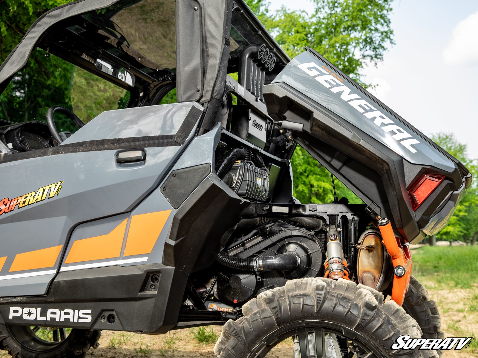 Photo of SuperATV Polaris General XP 1000 Depth Finder Snorkel Kit by SuperATV - Premium Snorkels for UTVs / Side by Sides