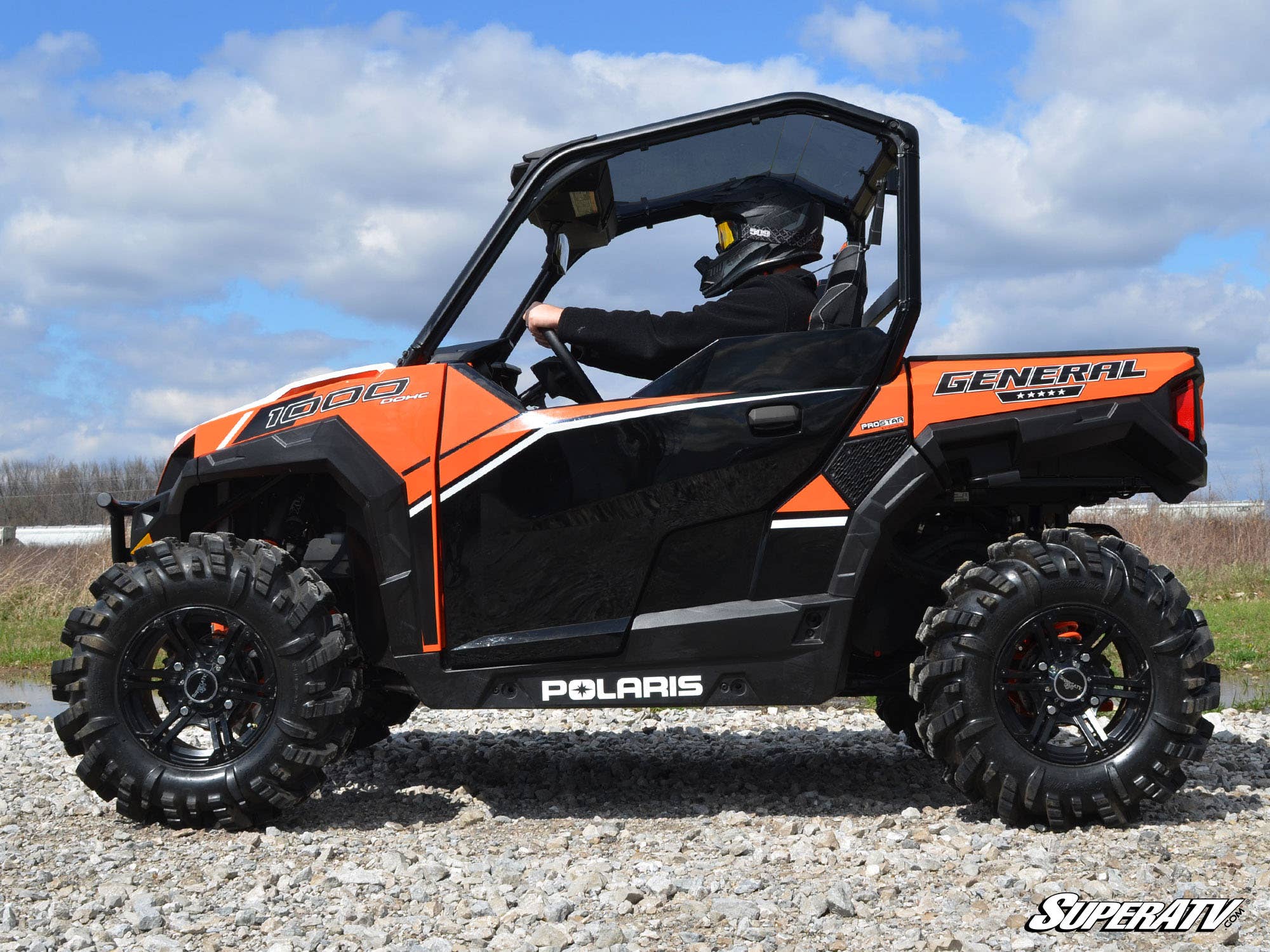 Photo of SuperATV Polaris General Tinted Roof by SuperATV - Premium Roofs for UTVs / Side by Sides
