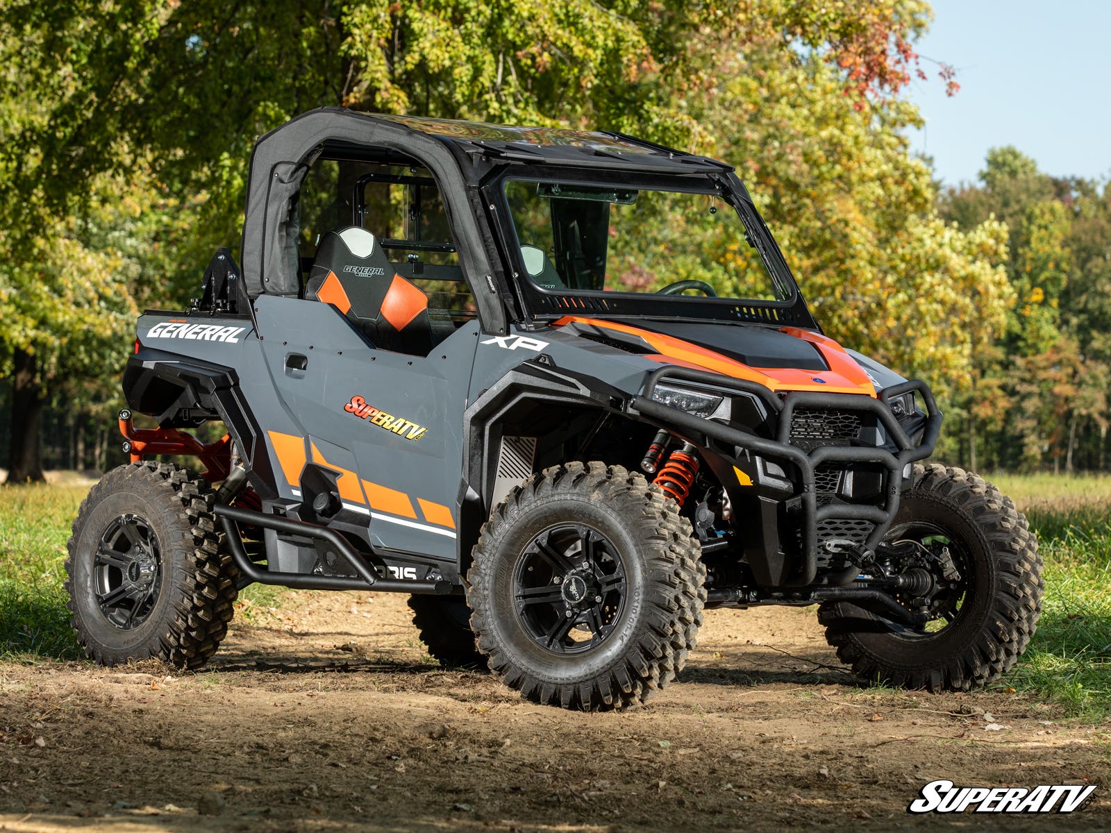 Photo of SuperATV Polaris General XP 1000 Tree Kickers by SuperATV - Premium Nerf Bars for UTVs / Side by Sides