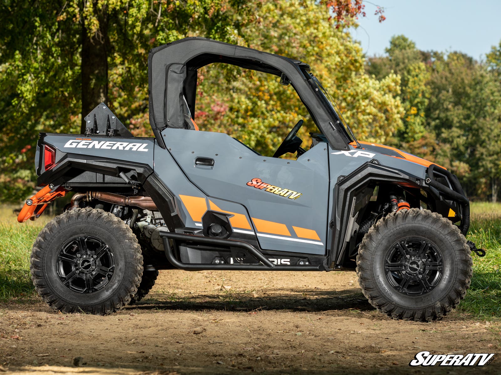 Photo of SuperATV Polaris General XP 1000 Tree Kickers by SuperATV - Premium Nerf Bars for UTVs / Side by Sides