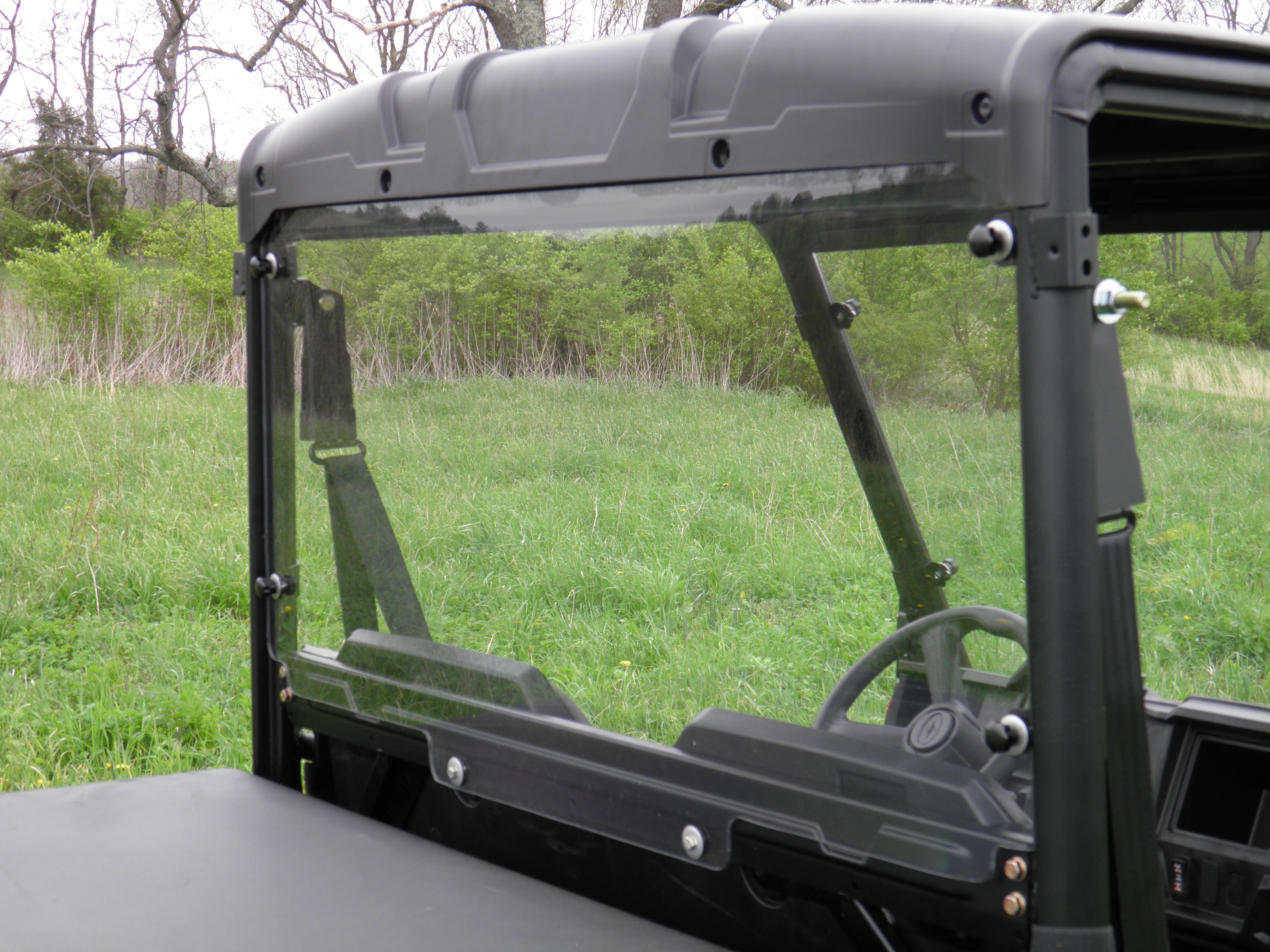 Photo of Polaris Mid-Size 570 Ranger 2-Seater - Lexan Back Panel w/Vent Option by 3 Star UTV - Premium Windshields for UTVs / Side by Sides
