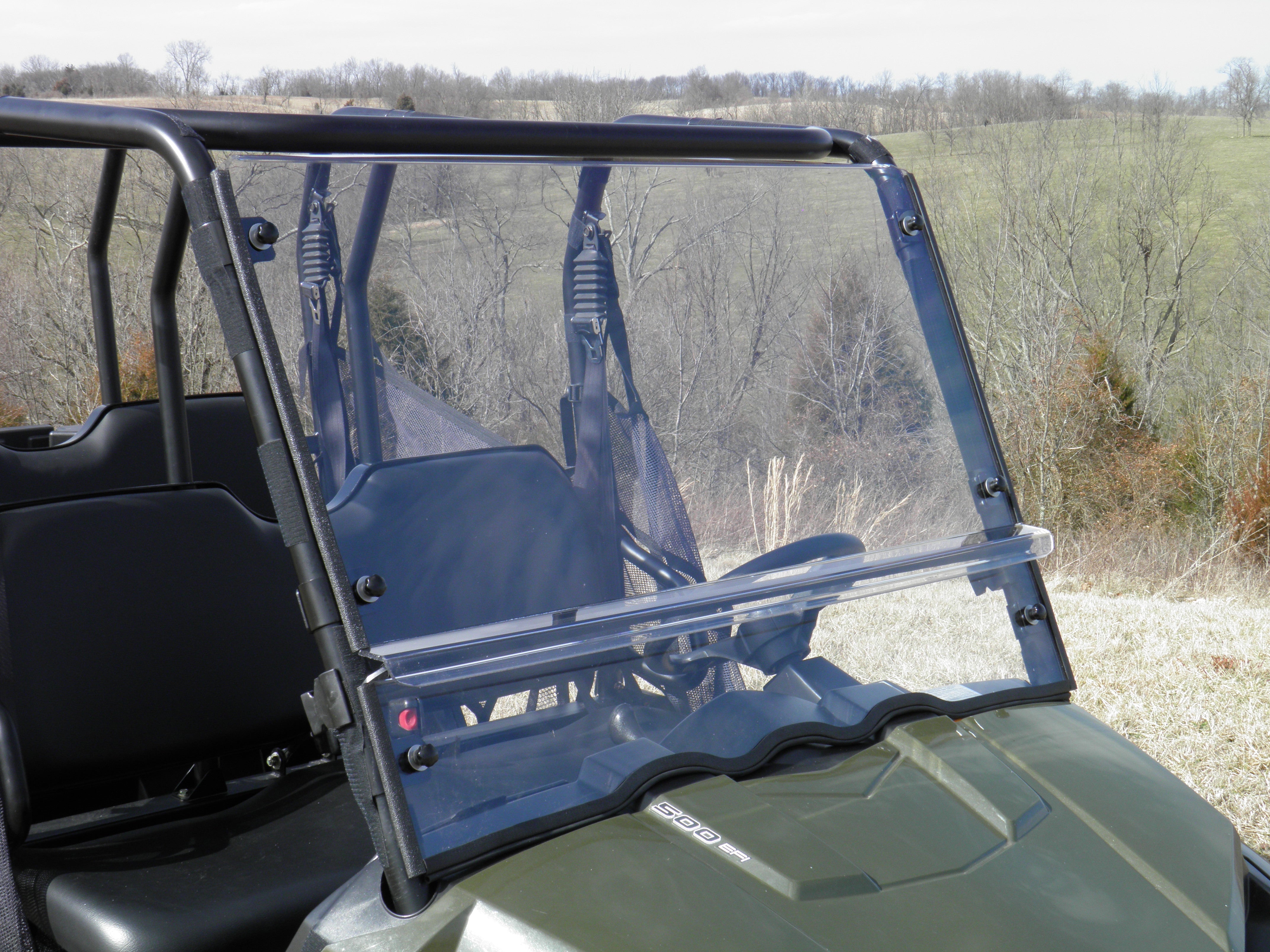 Photo of Polaris Mid-Size Ranger 2-Passenger (2009-2014) - 2 Pc Windshield by 3 Star UTV - Premium Windshields for UTVs / Side by Sides