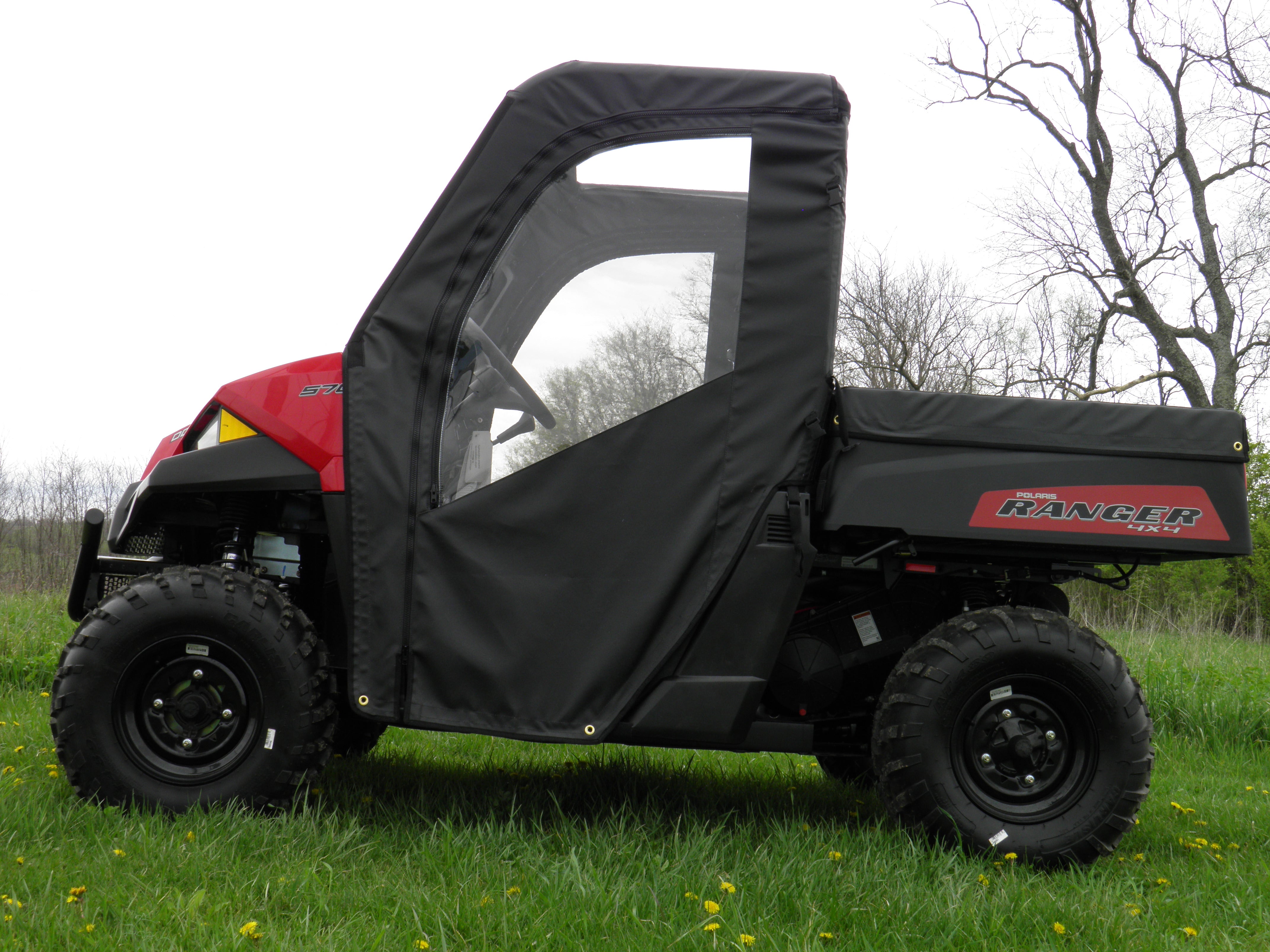 Photo of Polaris Mid-Size 570 Ranger 2-Seater - Door/Rear Window Combo by 3 Star UTV - Premium Enclosures for UTVs / Side by Sides