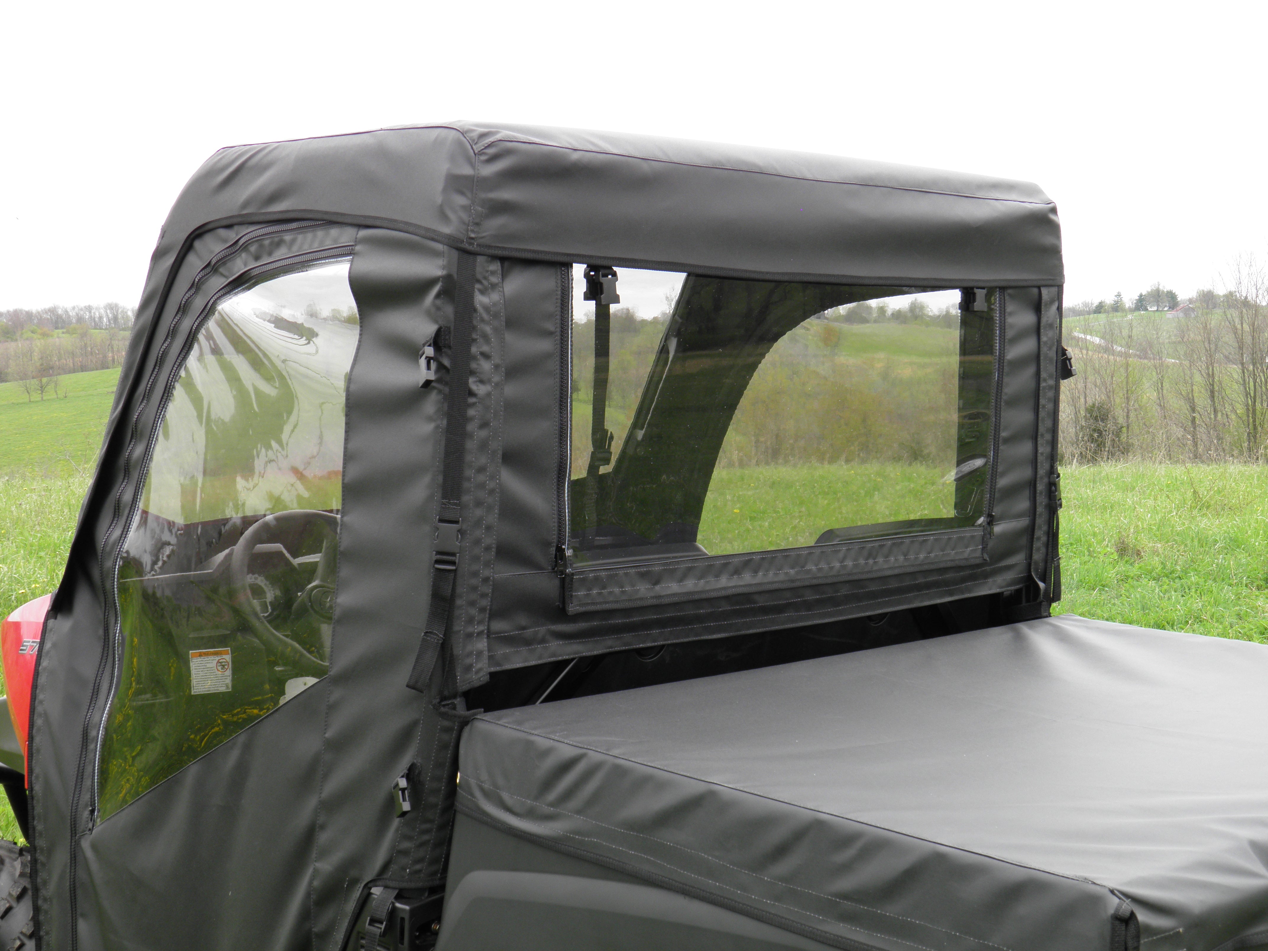 Photo of Polaris Mid-Size 570 Ranger 2-Seater - Full Cab Enclosure for Hard Windshield by 3 Star UTV - Premium Enclosures for UTVs / Side by Sides