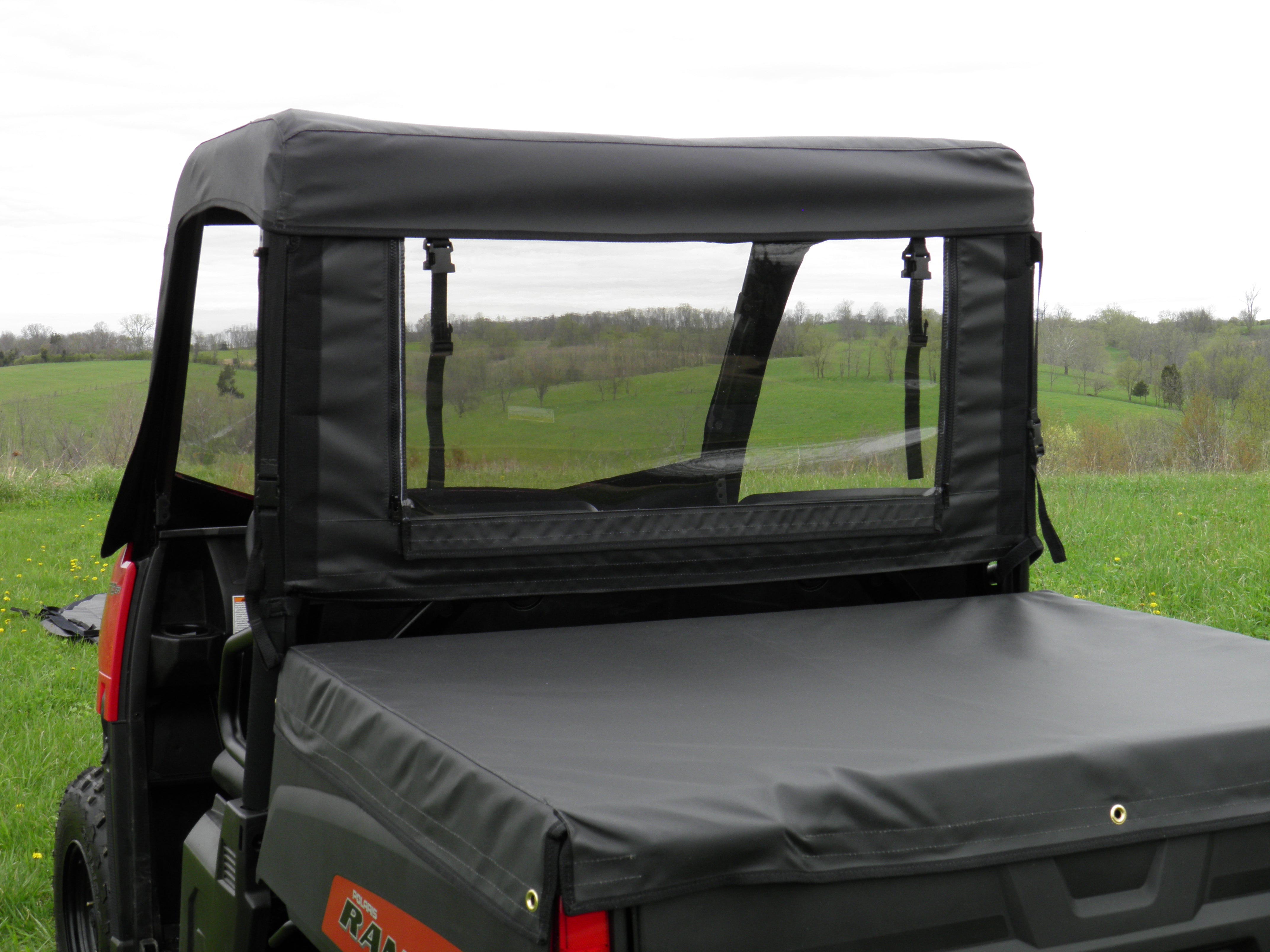 Photo of Polaris Mid-Size 570 Ranger 2-Seater - Vinyl Windshield/Top/Rear Combo by 3 Star UTV - Premium Enclosures for UTVs / Side by Sides
