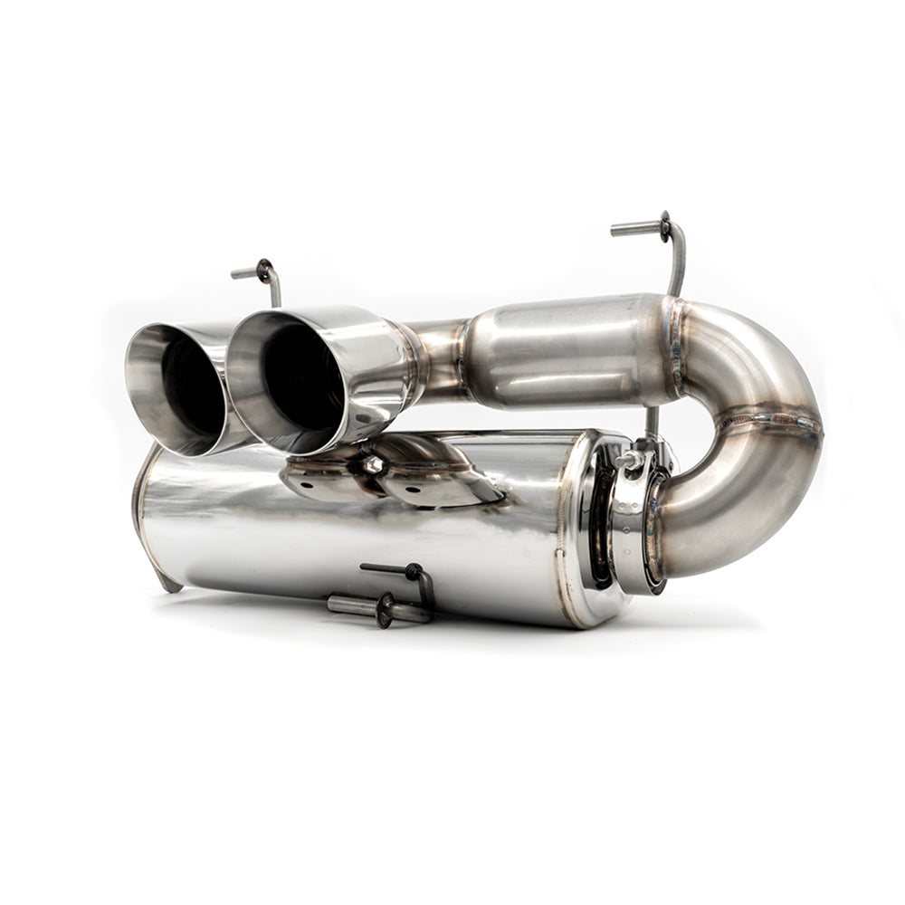 Photo of Bikeman Performance RZR PRO-R CENTER EXIT SLIP ON EXHAUST W/ DUAL 3.0'' TIP by Bikeman Performance - Premium for UTVs / Side by Sides