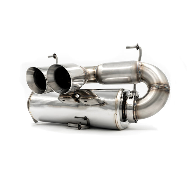 Photo of Bikeman Performance RZR PRO-R CENTER EXIT SLIP ON EXHAUST W/ DUAL 3.0'' TIP by Bikeman Performance - Premium for UTVs / Side by Sides
