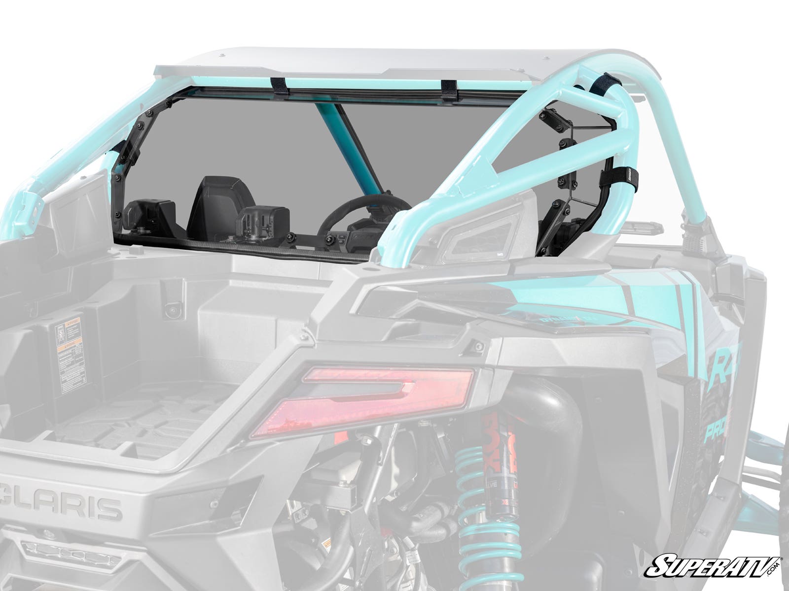 Photo of SuperATV Polaris RZR Pro S Rear Windshield by SuperATV - Premium Windshields for UTVs / Side by Sides