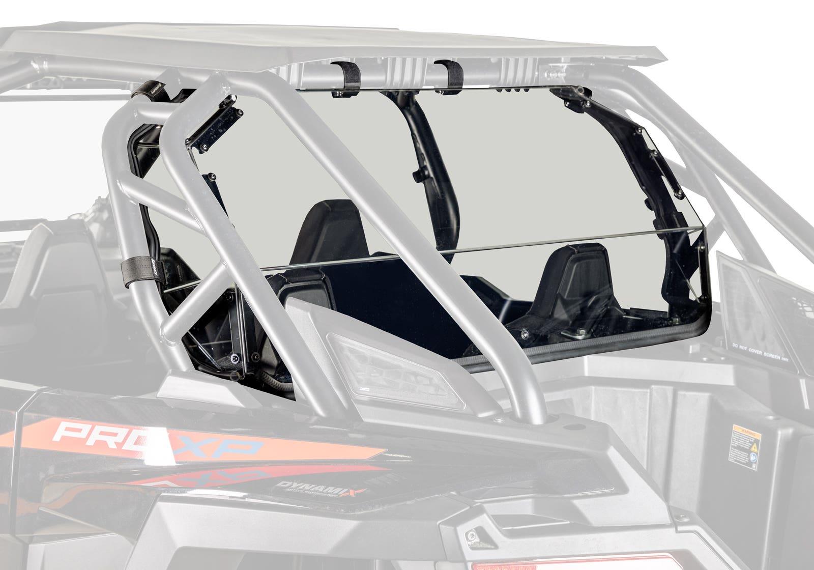 Polaris RZR Turbo R 4 Rear Windshield - Light Tint