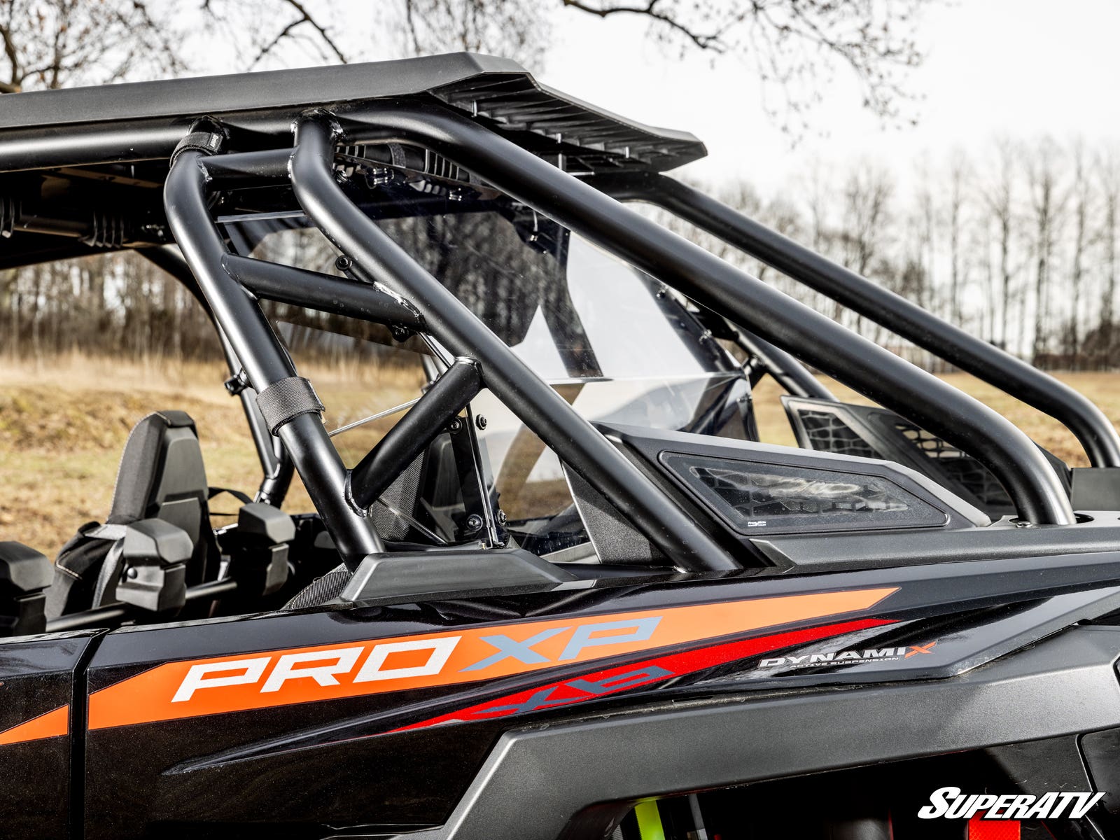 Polaris RZR Turbo R 4 Rear Windshield - Light Tint