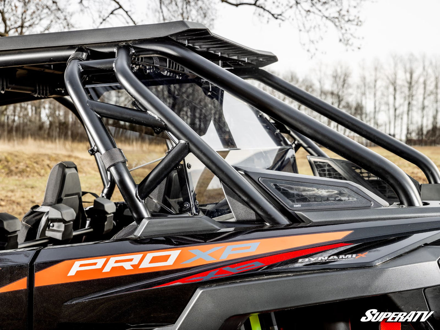 Polaris RZR Turbo R 4 Rear Windshield - Light Tint