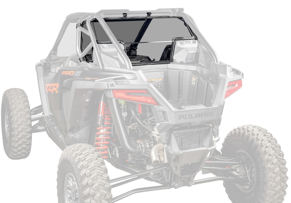 Polaris RZR PRO XP Rear Windshield - Light Tint - Audio - 2025+