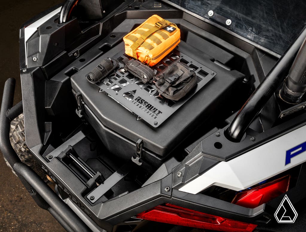 Photo of SuperATV Assault Industries Cooler/Cargo Box for Polaris RZR Turbo R by SuperATV - Premium Storage for UTVs / Side by Sides