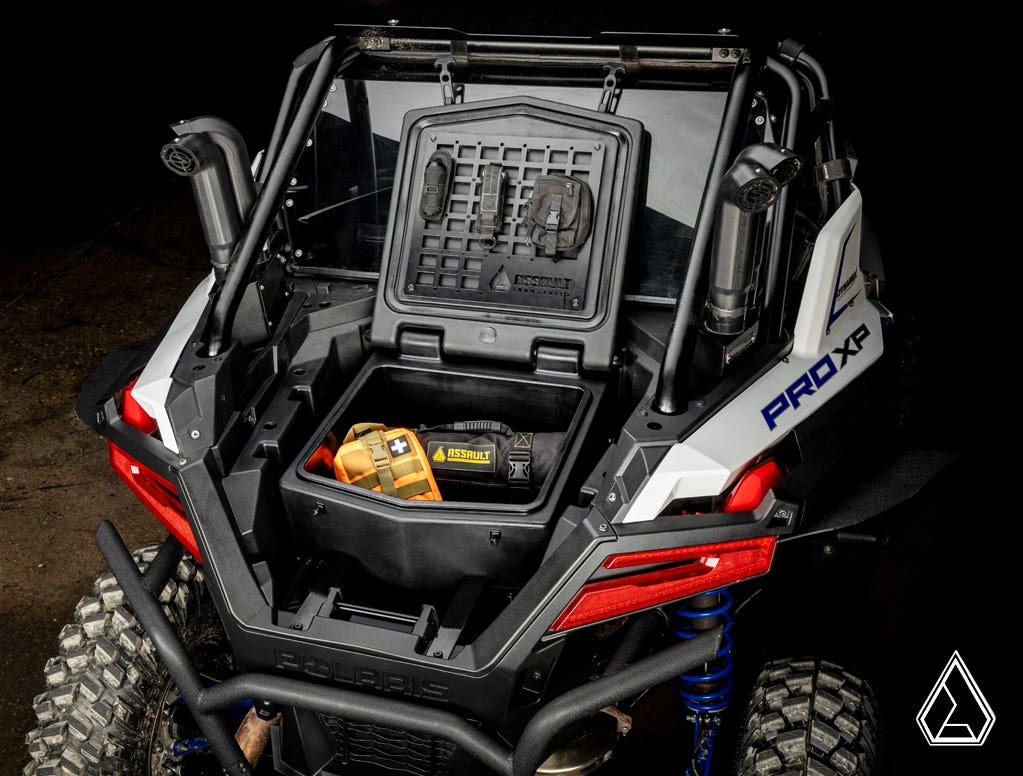 Photo of SuperATV Assault Industries Cooler/Cargo Box for Polaris RZR Pro XP by SuperATV - Premium Storage for UTVs / Side by Sides