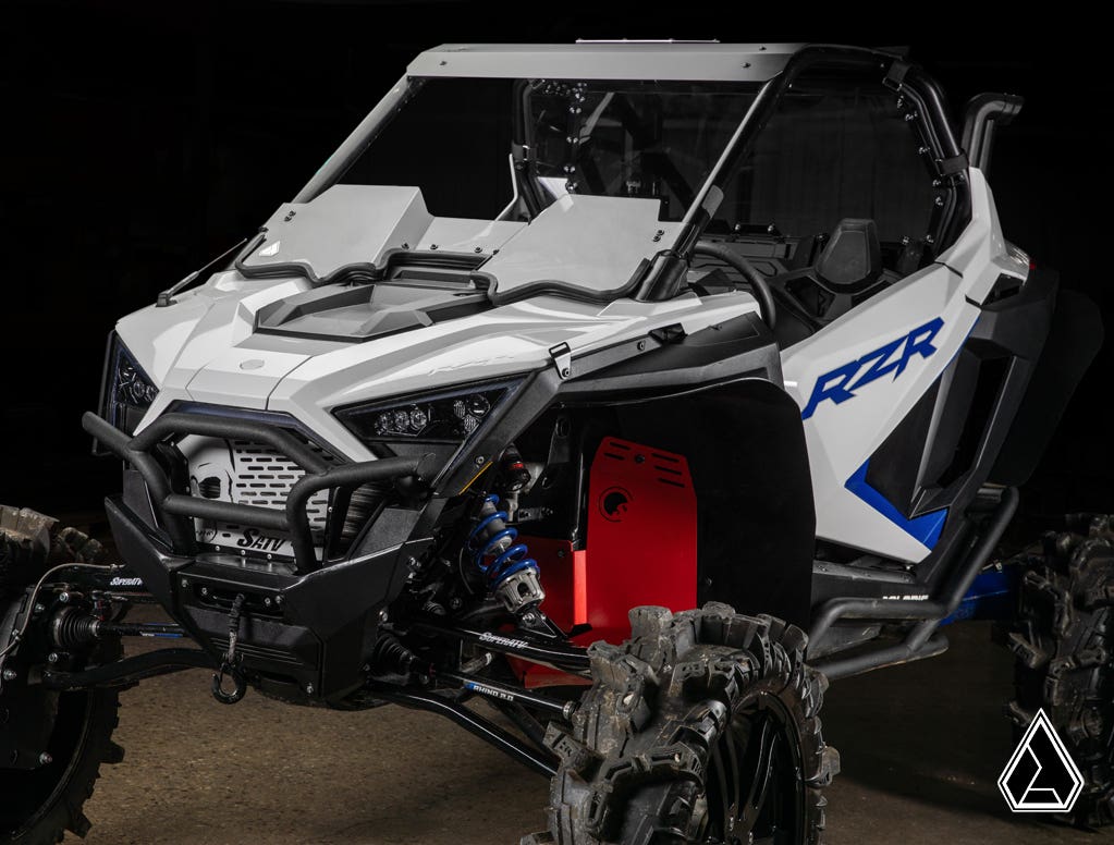 Photo of Assault Industries Polaris RZR Turbo R Half Windshield by Assault Industries - Premium Windshields for UTVs / Side by Sides