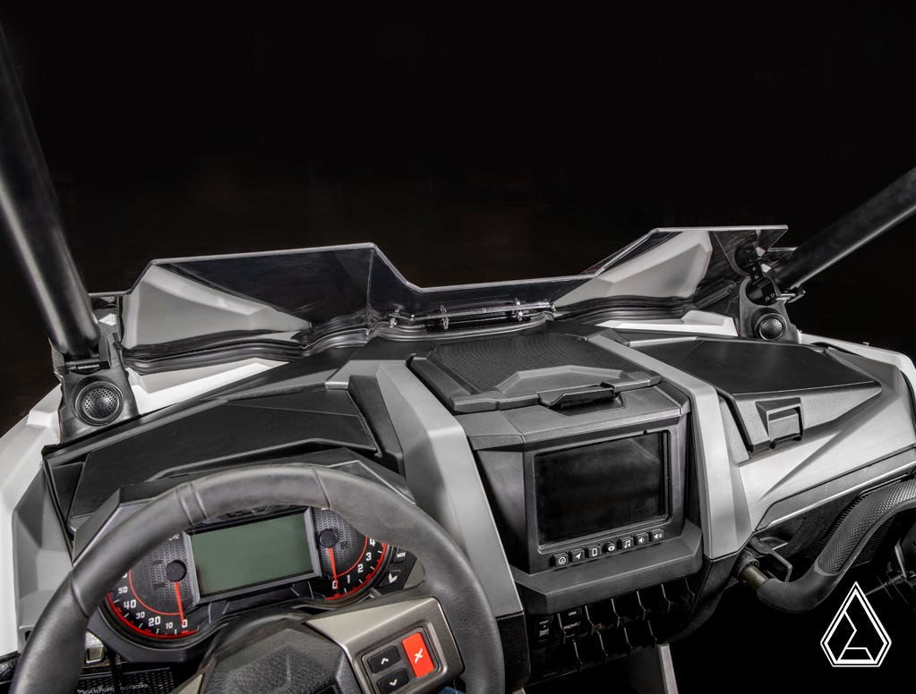 Photo of Assault Industries Polaris RZR Turbo R Half Windshield by Assault Industries - Premium Windshields for UTVs / Side by Sides